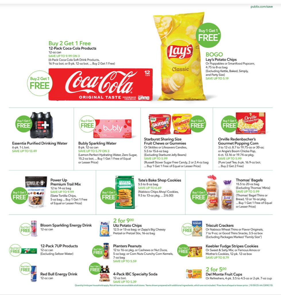 Publix Ad for this week October 29 – November 4, 2025 13