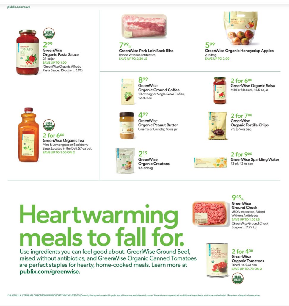 Publix Ad for this week October 29 – November 4, 2025 10