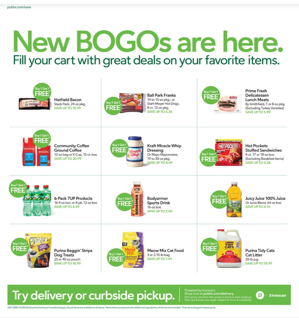 Publix Ad for this week October 29 – November 4, 2025 20