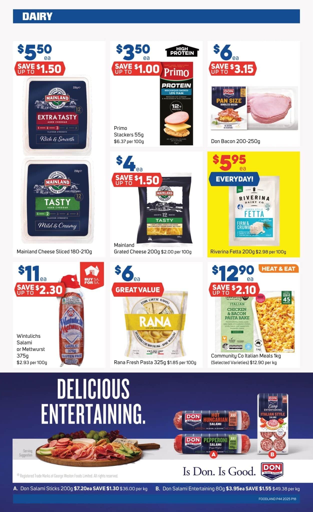 Foodland Catalogue 29 October – 4 November, 2025. 18