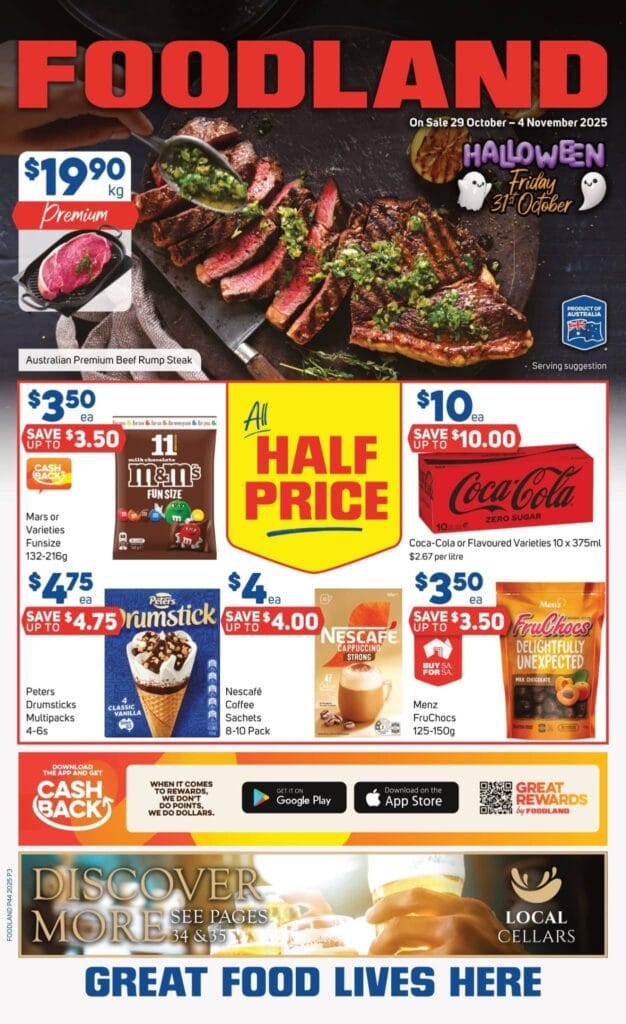 Foodland Catalogue 29 October – 4 November, 2025. 8 Foodland Catalogue 29 October – 4 November, 2025.