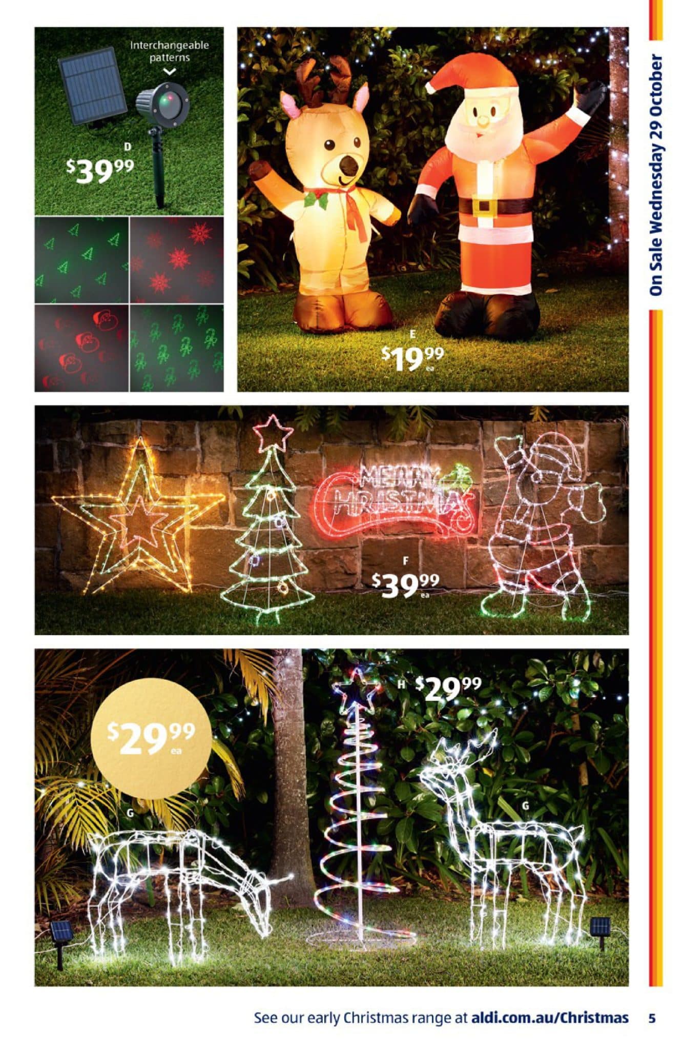 Aldi Catalogue 29 October – 4 November 2025. Special Buys 5