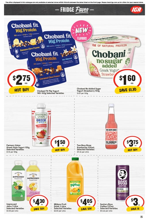 IGA Catalogue Specials 29 October – 4 November, 2025. 22