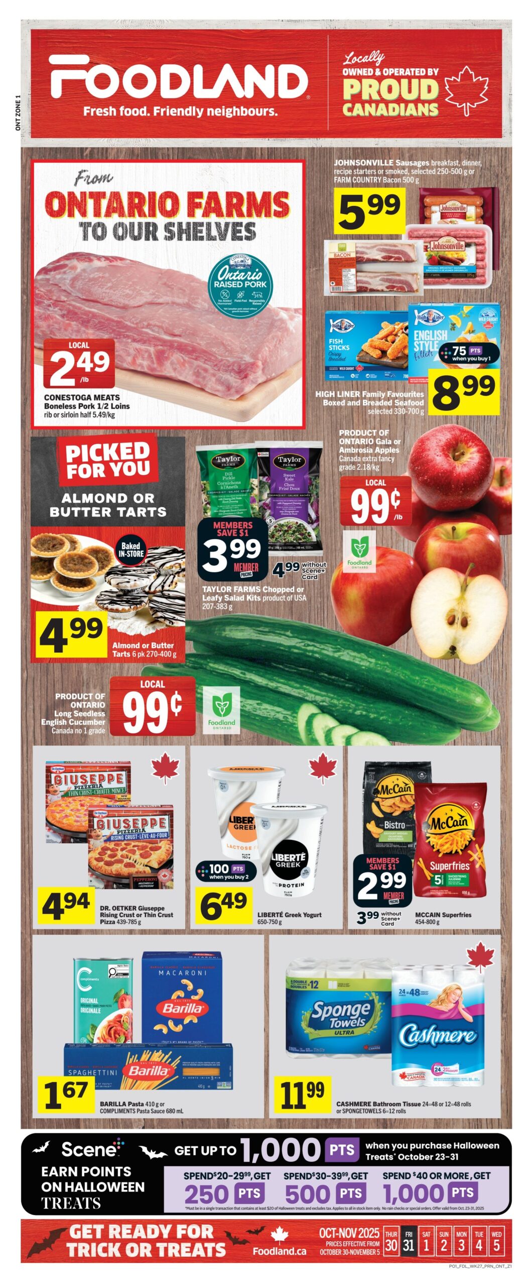 Foodland Flyer October 30 – November 5, 2025
