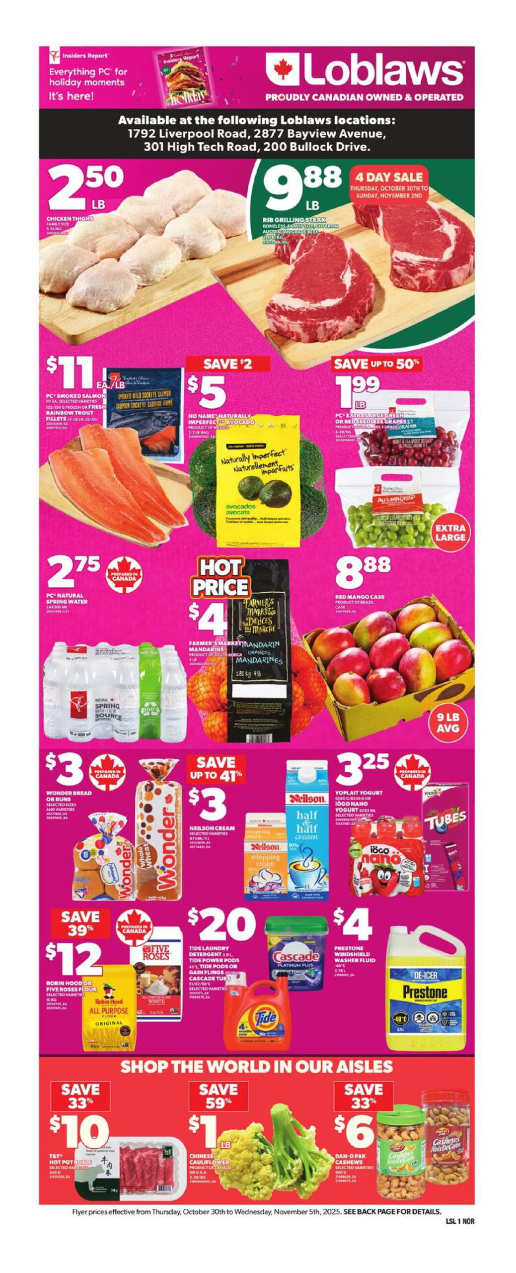 Loblaws Flyer October 30 – November 5, 2025