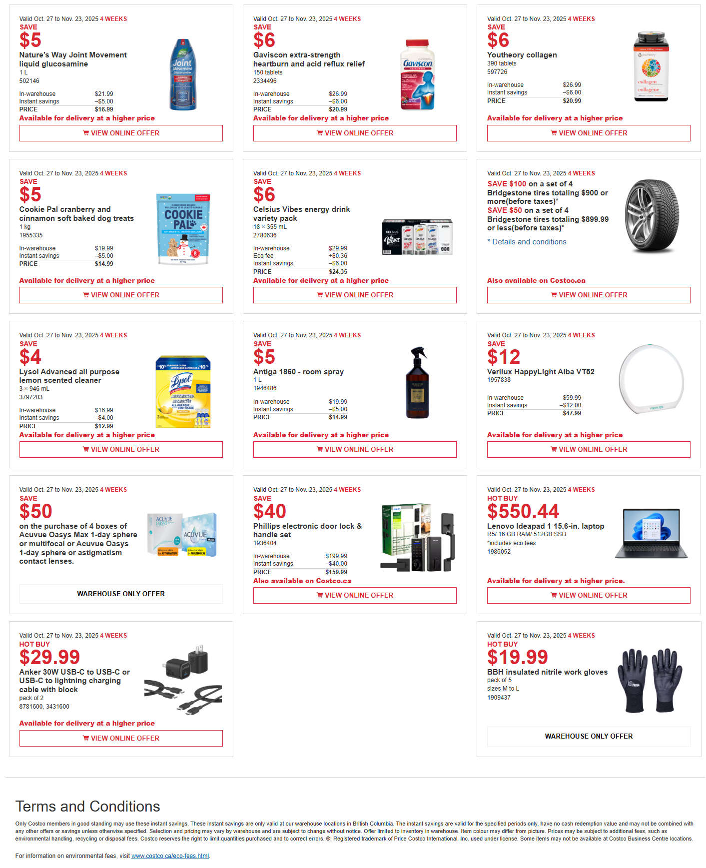 Costco Flyer Sale (BC, AB, SK & MB) October 27 – November 9, 2025 7