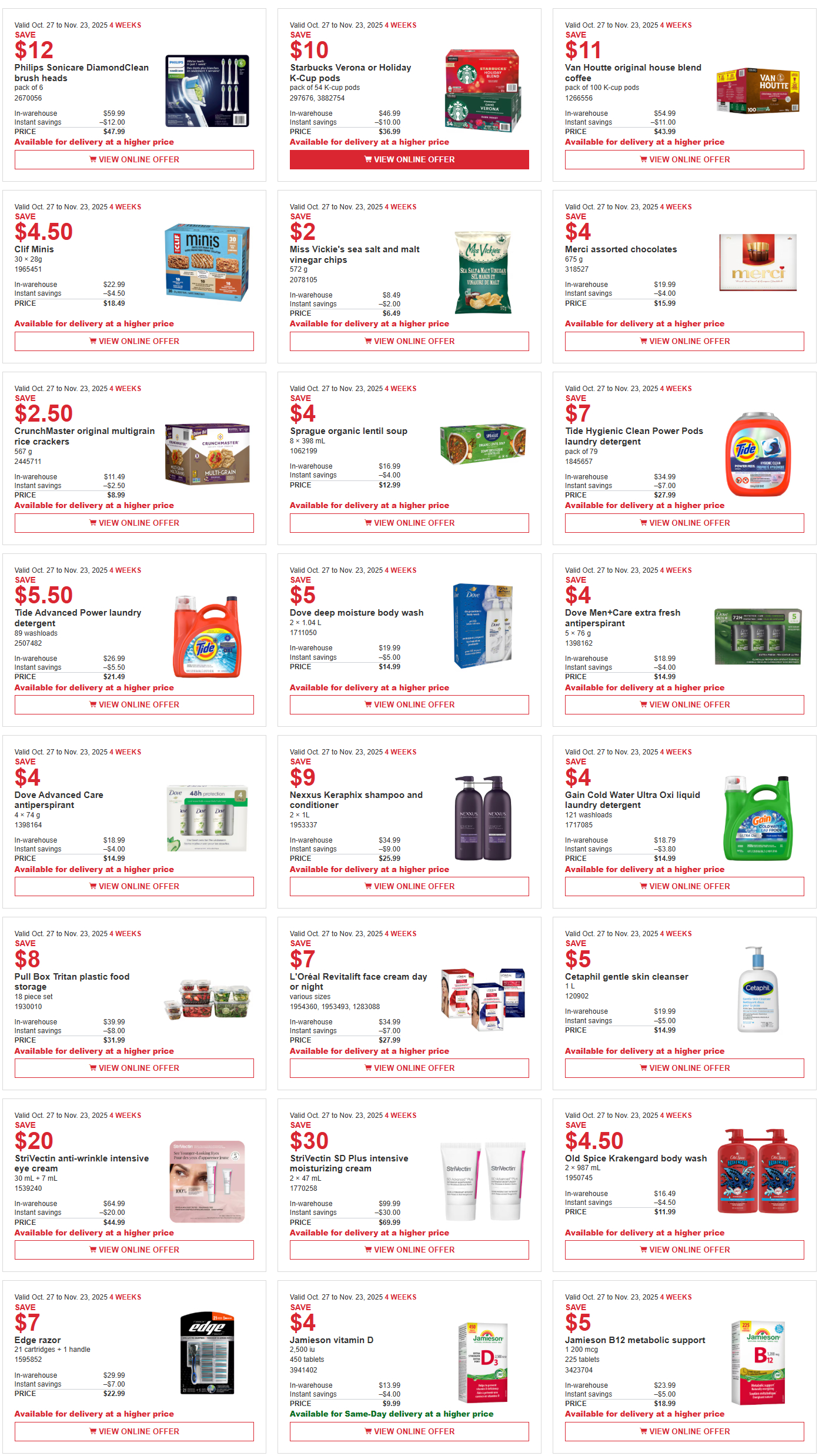 Costco Flyer Sale (BC, AB, SK & MB) October 27 – November 9, 2025 5
