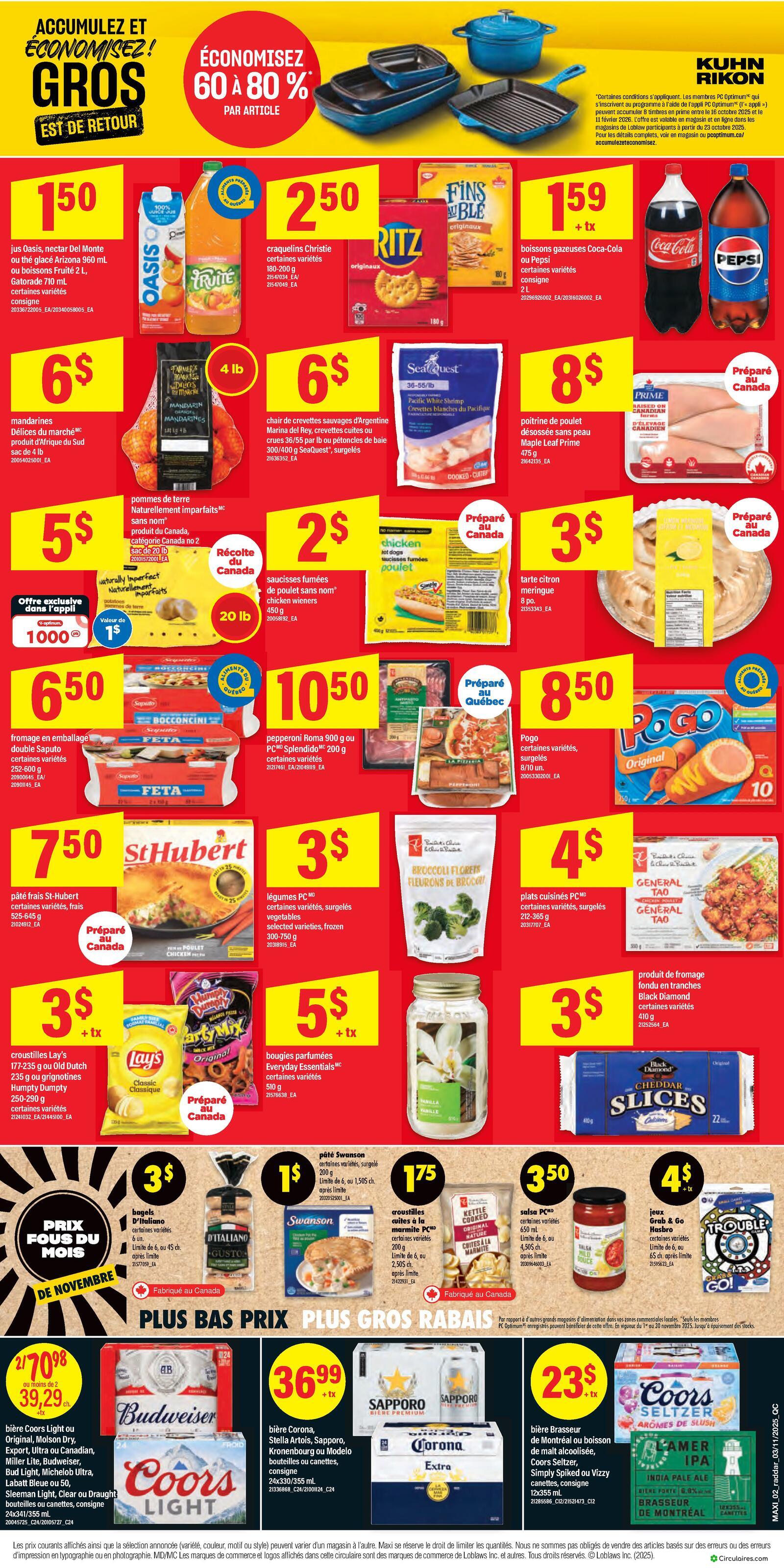 Maxi Flyer Deals November 6 – November 12, 2025 3