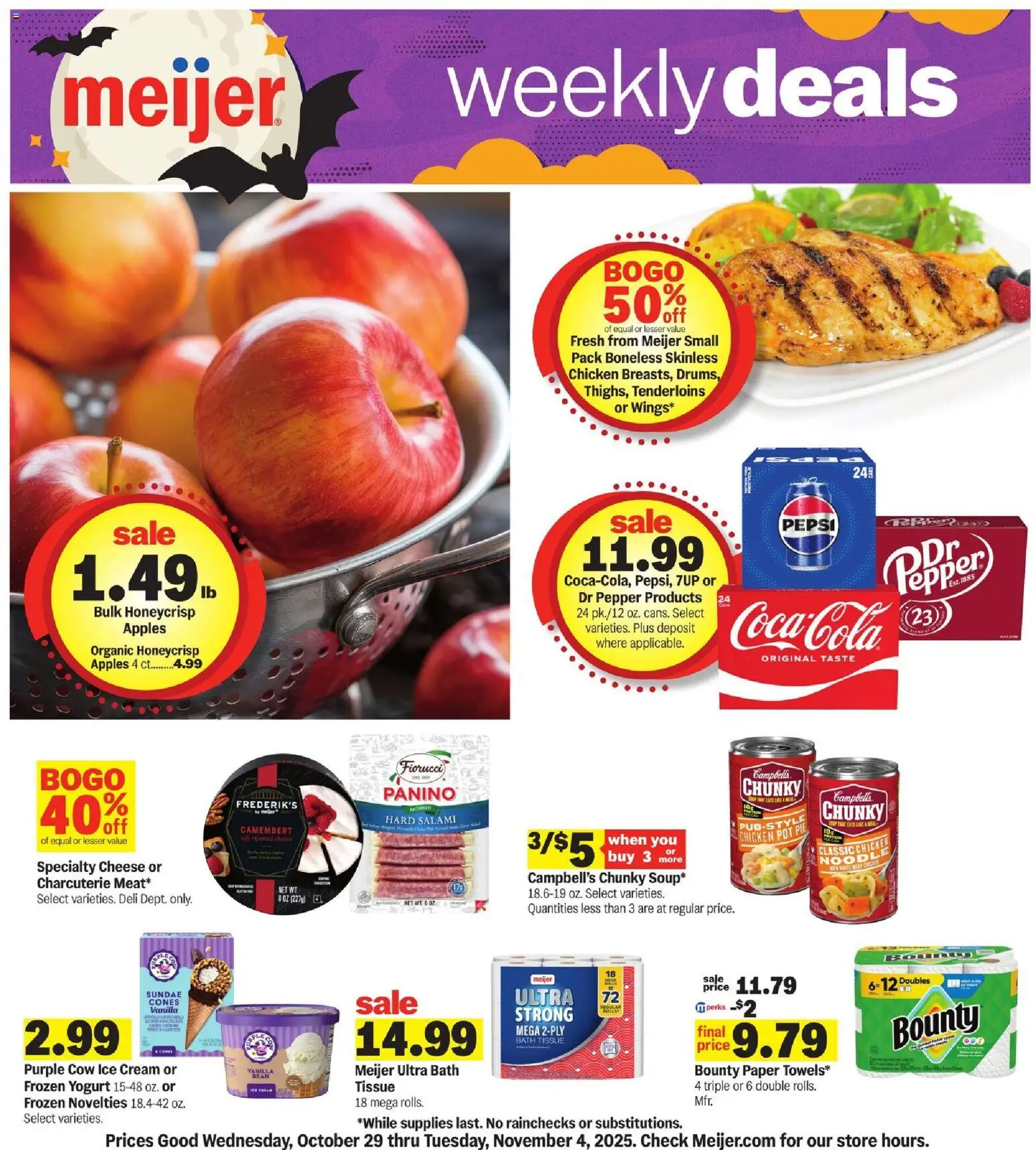 Meijer sale ad – MI 29 October Meijer weekly ad this week