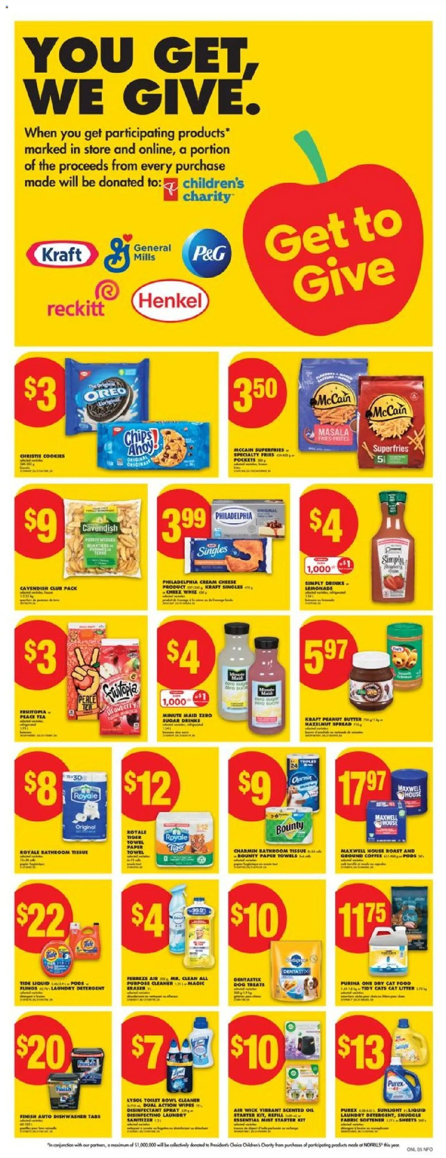 No Frills flyer valid from 30.10.2025 | Page: 10 | Products: Dishwasher, Fabric softener, Cheese, Coffee No Frills flyer valid from 30.10.2025 | Page: 10 | Products: Dishwasher, Fabric softener, Cheese, Coffee
