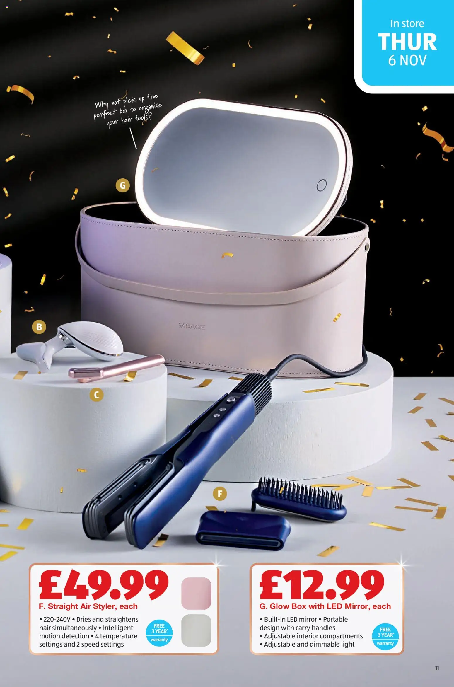 {H1} | Page: 11 | Products: Box, Mirror, Handles