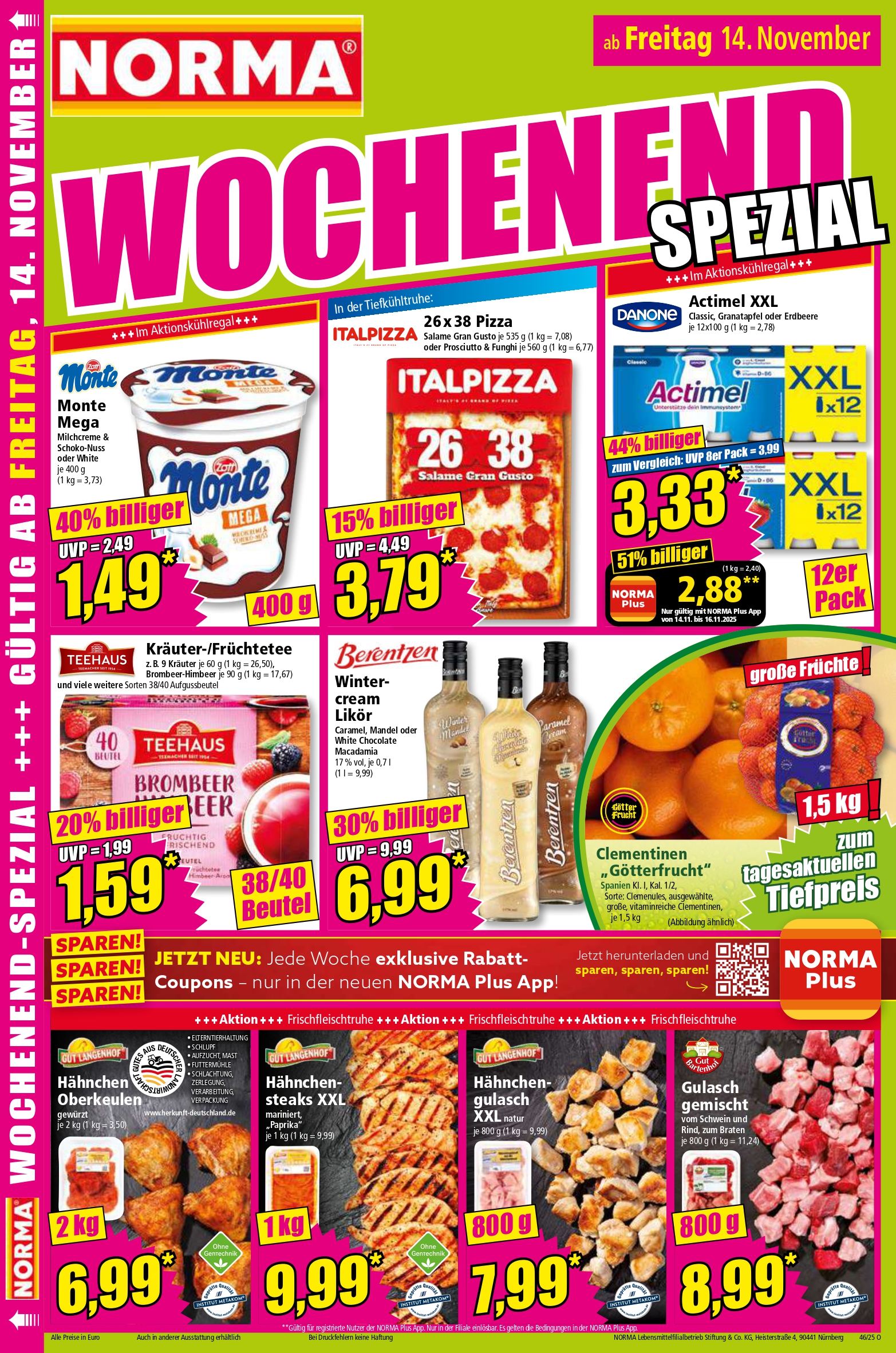 Norma Prospekt nächste Woche: Angebote vom 10.11.2025 bis 15.11.2025 30