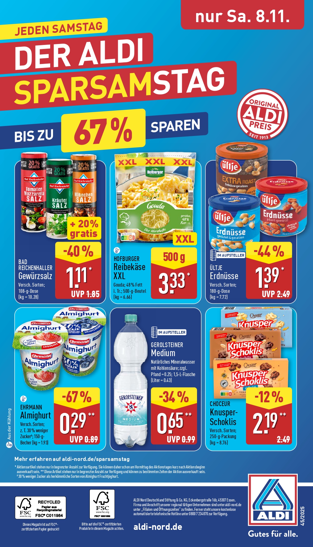 ALDI Nord Prospekt – Diese Woche gültig vom 3.11.2025 bis 8.11.2025 78