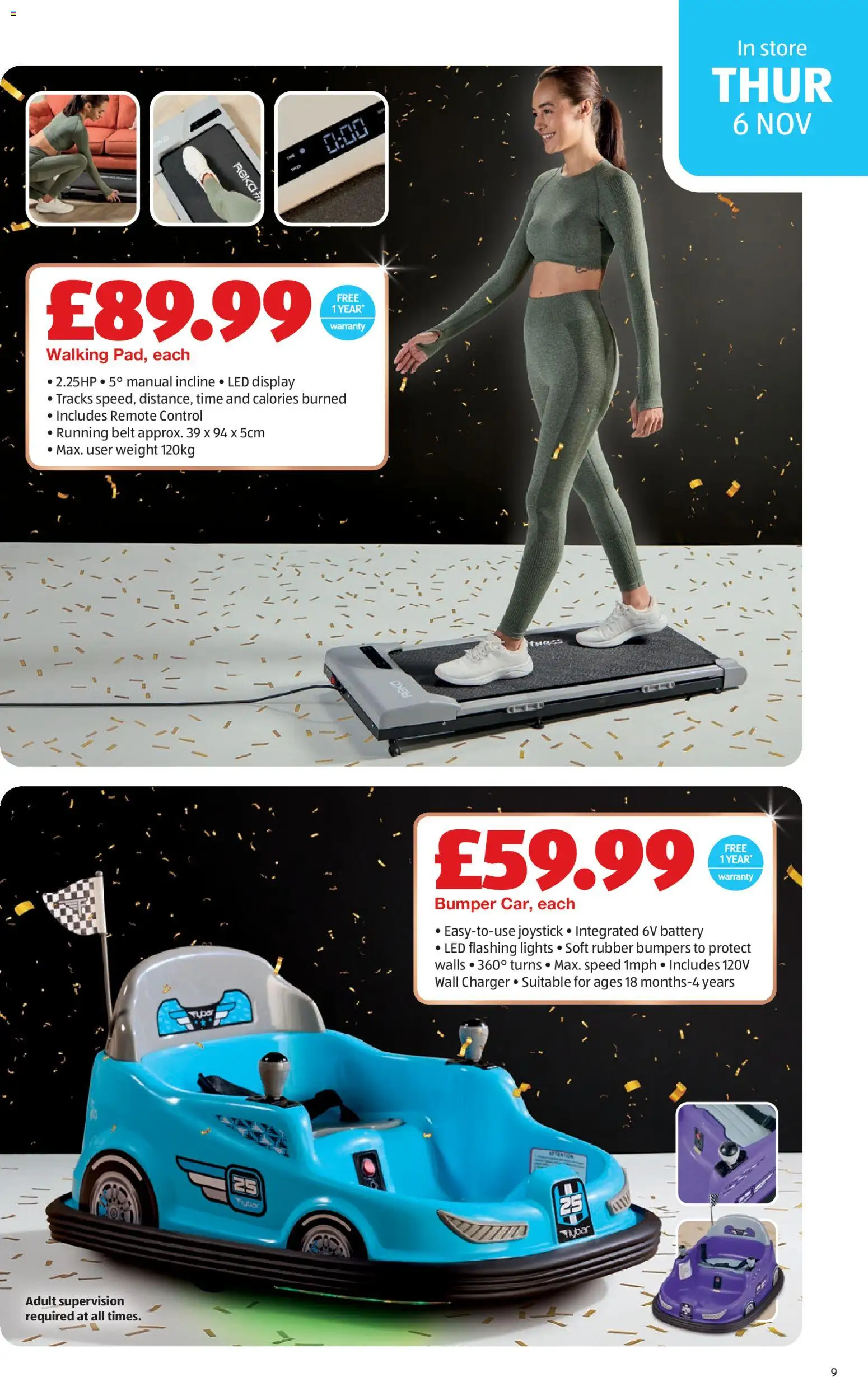 {H1} | Page: 9 | Products: Battery, Lights, Belt, Weight {H1} | Page: 9 | Products: Battery, Lights, Belt, Weight