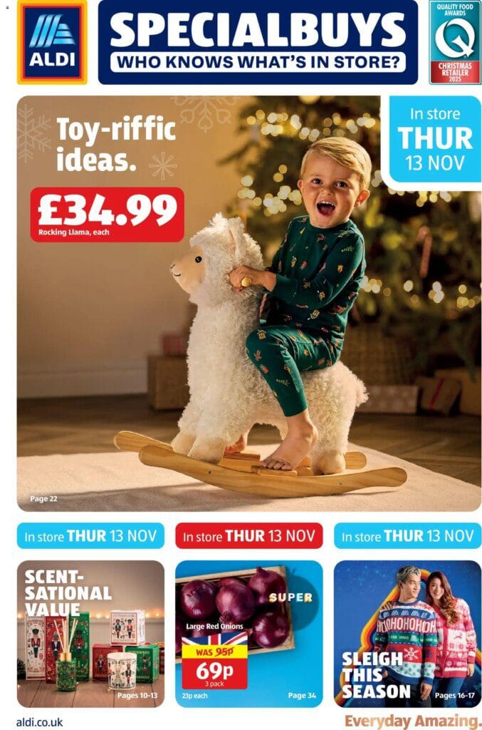 Aldi offers this week Specialbuys (13/11/2025 – 16/11/2025)
