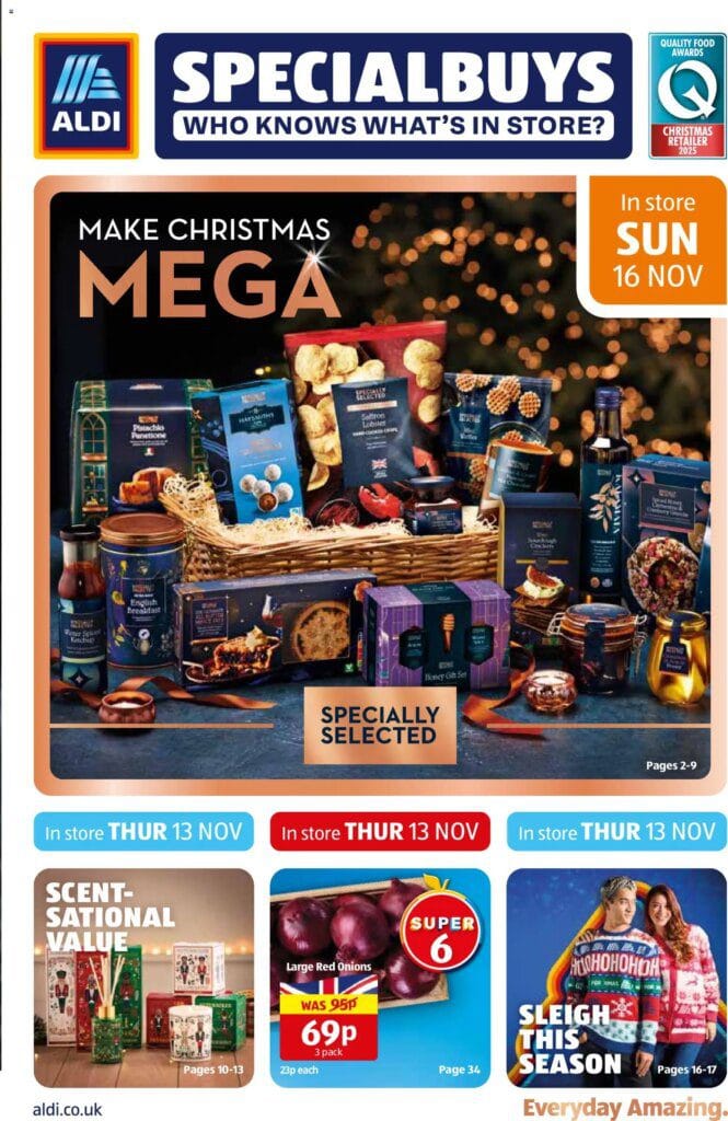 Aldi offers this week Mega Christmas 13 November