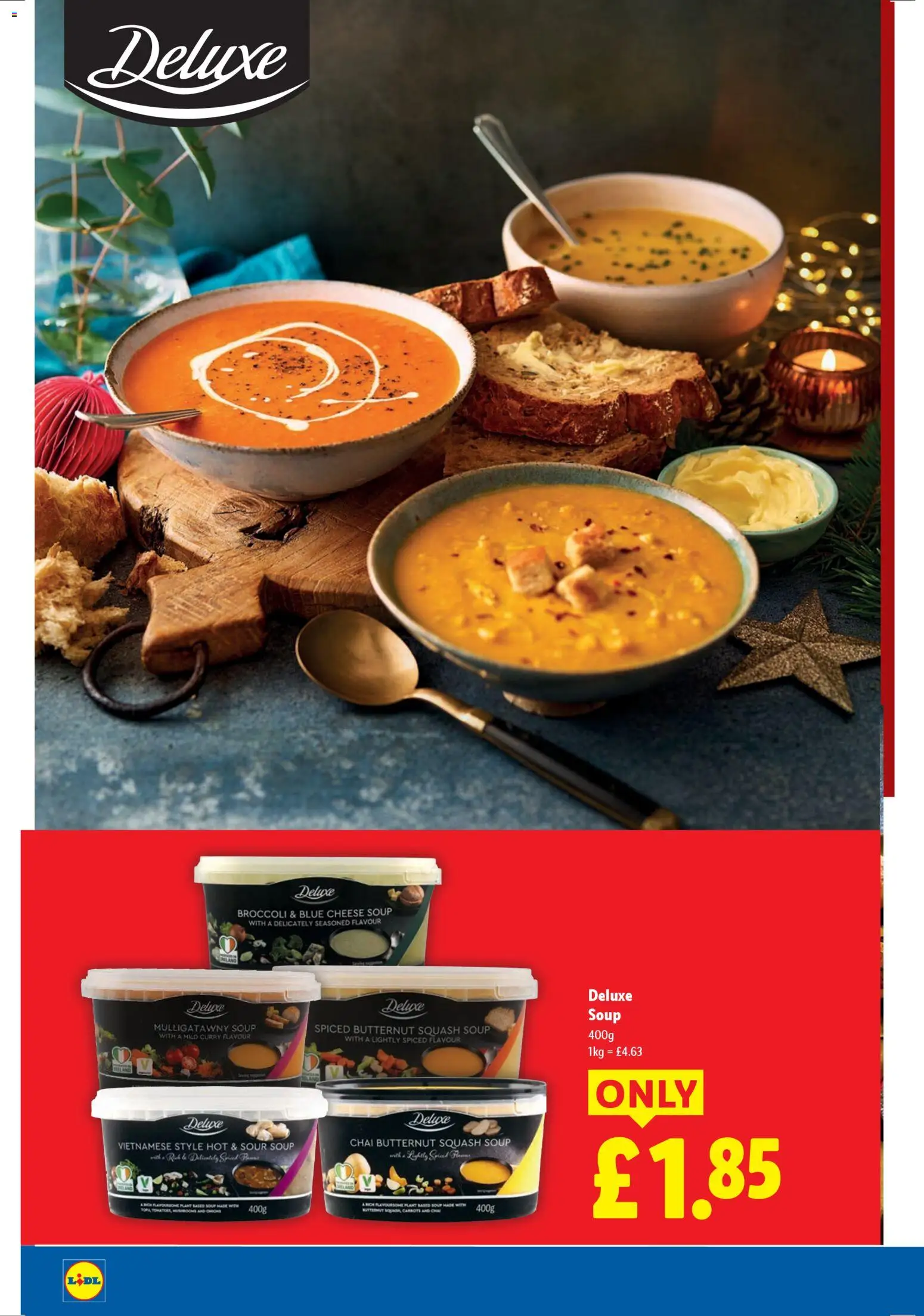 {H1} | Page: 14 | Products: Broccoli, Cheese, Soup