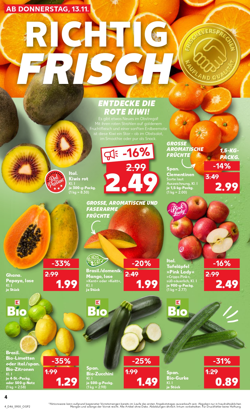 Kaufland Prospekt für nächste Woche: Alle Angebote vom 13.11.2025 bis 18.11.2025 7