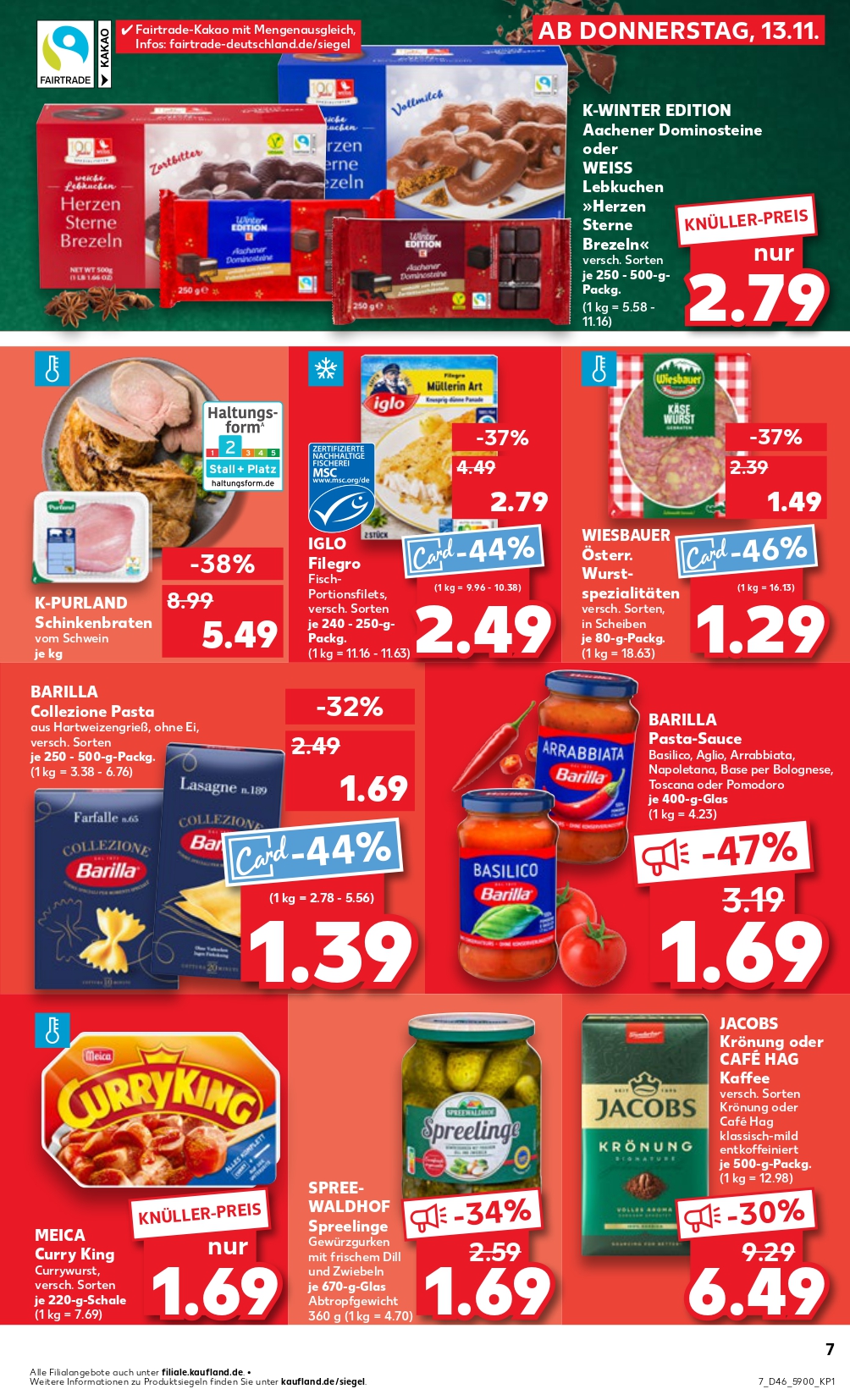 Kaufland Prospekt für nächste Woche: Alle Angebote vom 13.11.2025 bis 18.11.2025 13