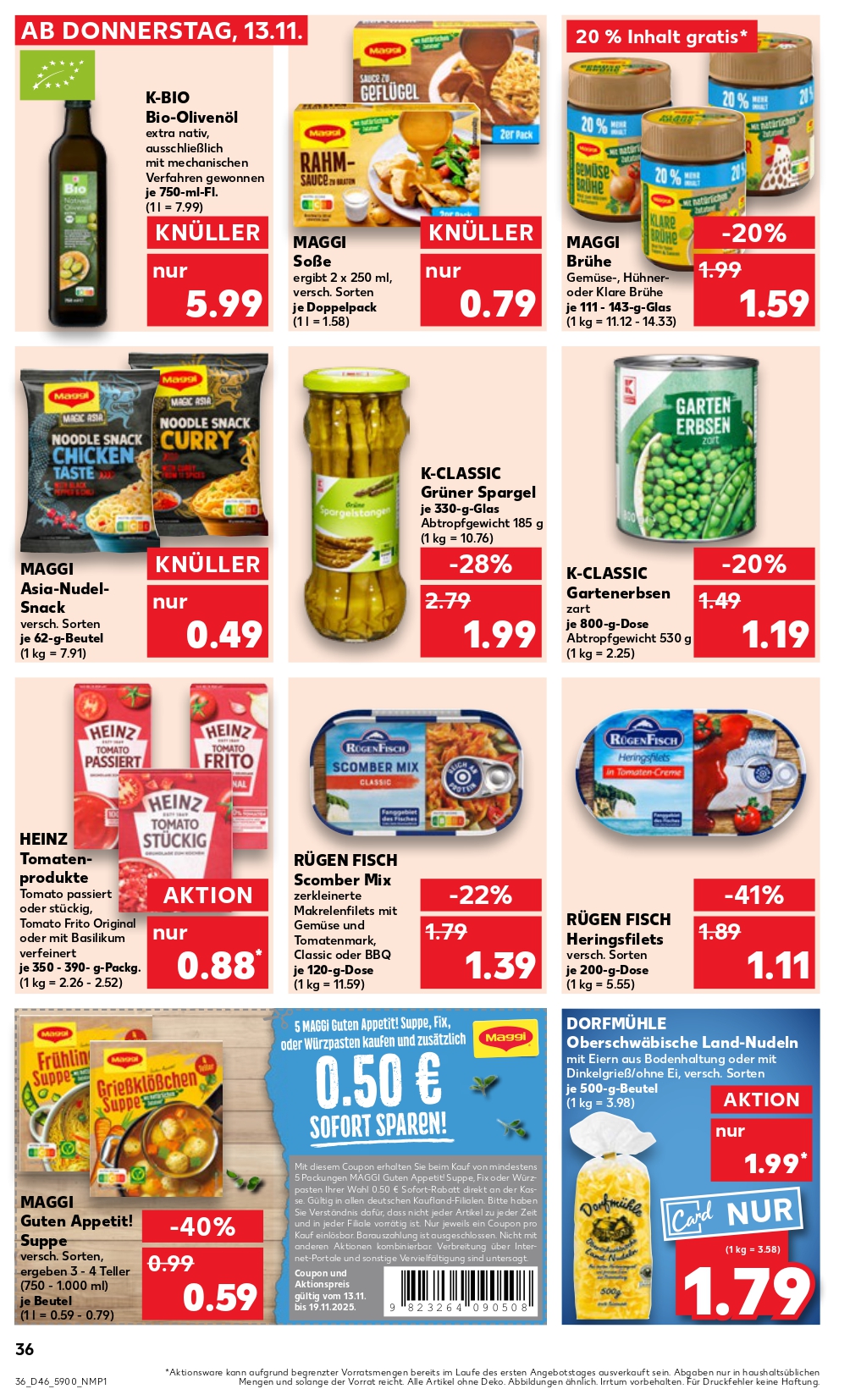 Kaufland Prospekt für nächste Woche: Alle Angebote vom 13.11.2025 bis 18.11.2025 71