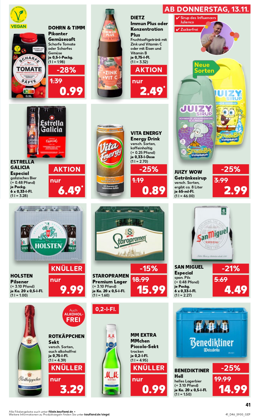 Kaufland Prospekt für nächste Woche: Alle Angebote vom 13.11.2025 bis 18.11.2025 81