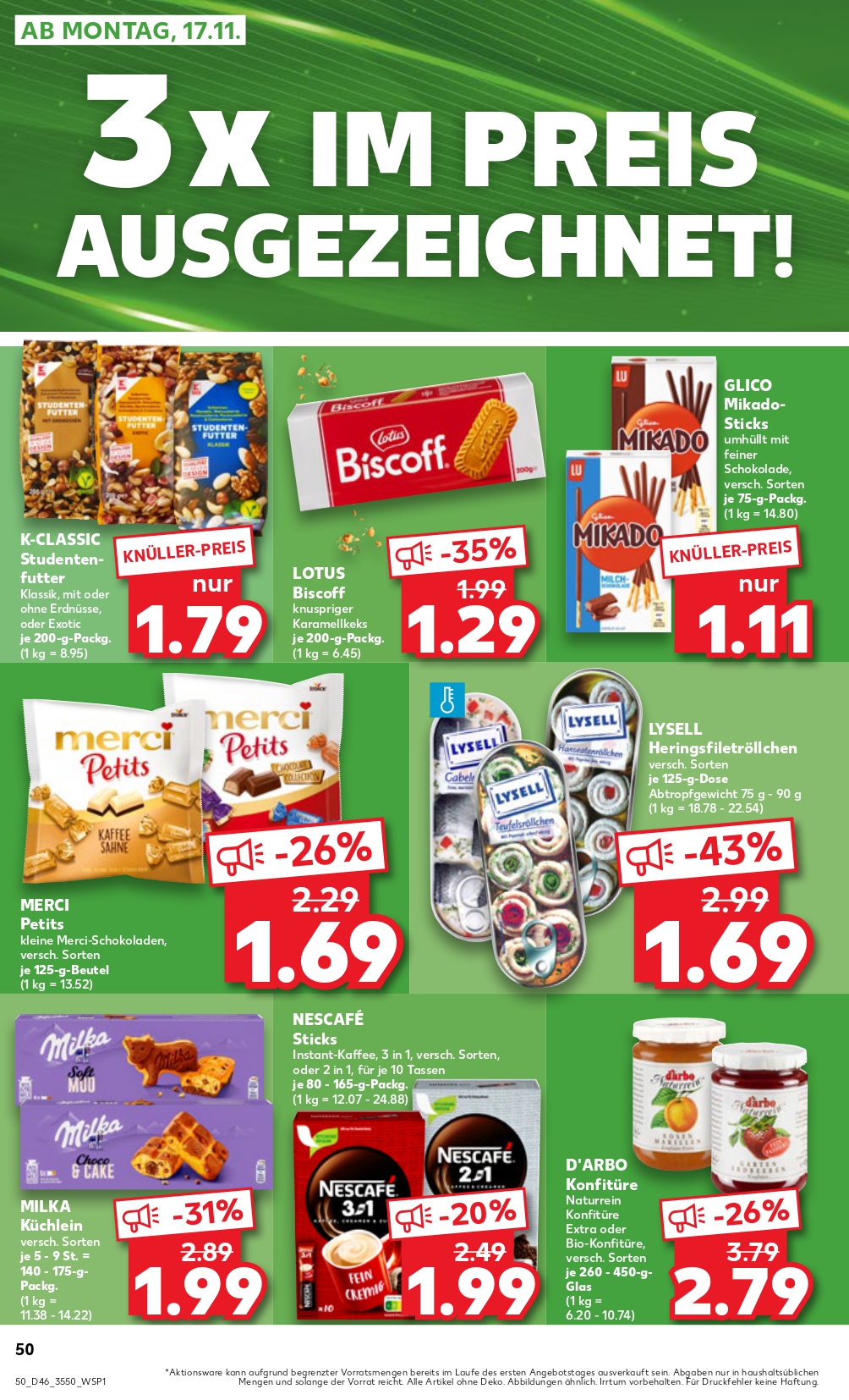 Kaufland Prospekt für nächste Woche: Alle Angebote vom 13.11.2025 bis 18.11.2025 99