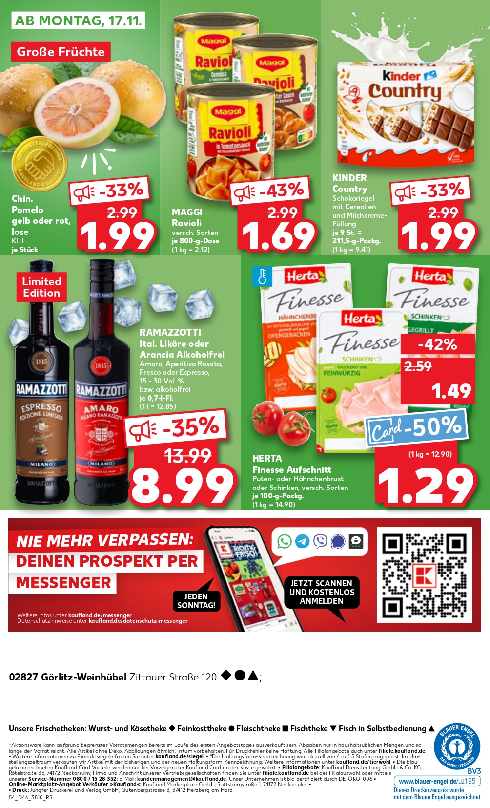 Kaufland Prospekt für nächste Woche: Alle Angebote vom 13.11.2025 bis 18.11.2025 107