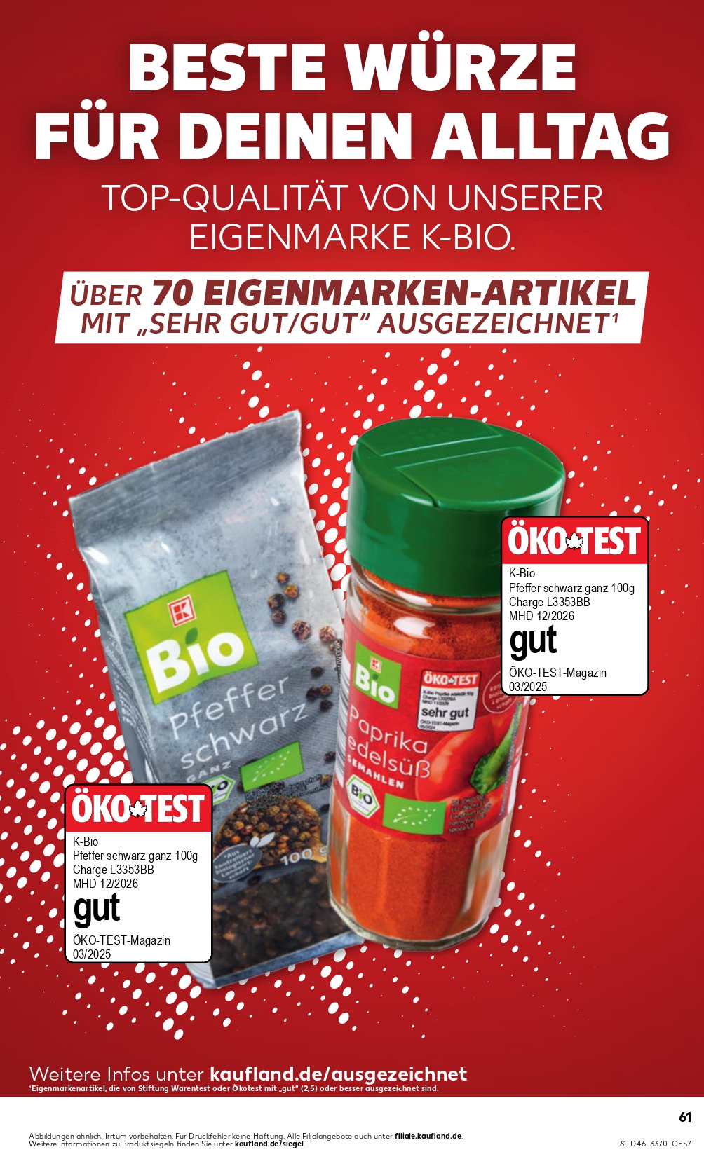 Kaufland Prospekt für nächste Woche: Alle Angebote vom 13.11.2025 bis 18.11.2025 121