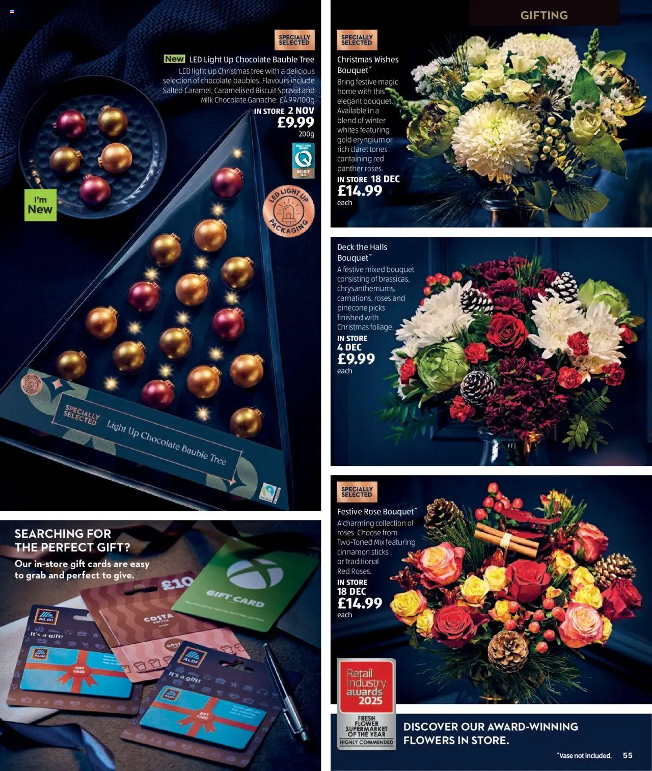 {H1} | Page: 55 | Products: Milk, Coffee, Chocolate, Fariinisokeri