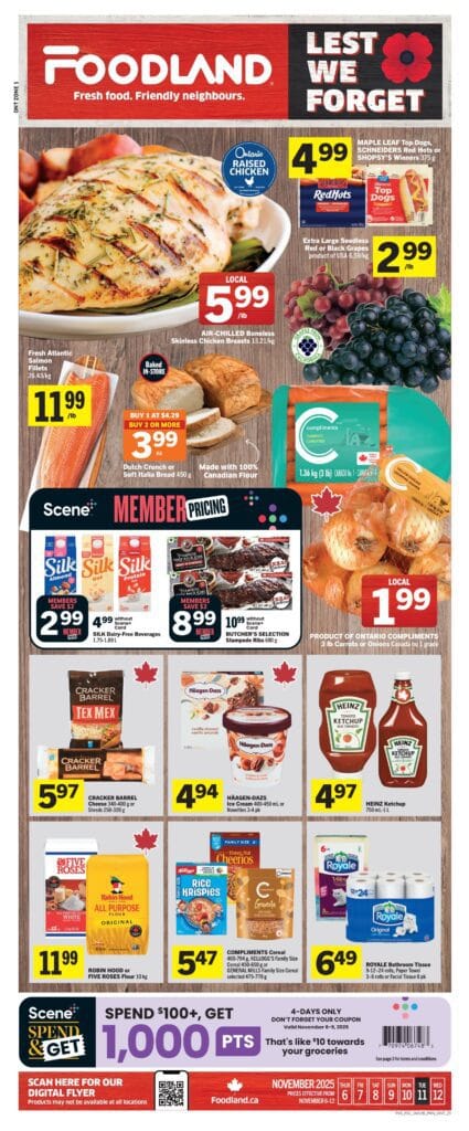 Foodland Flyer Sale November 6 – November 12, 2025