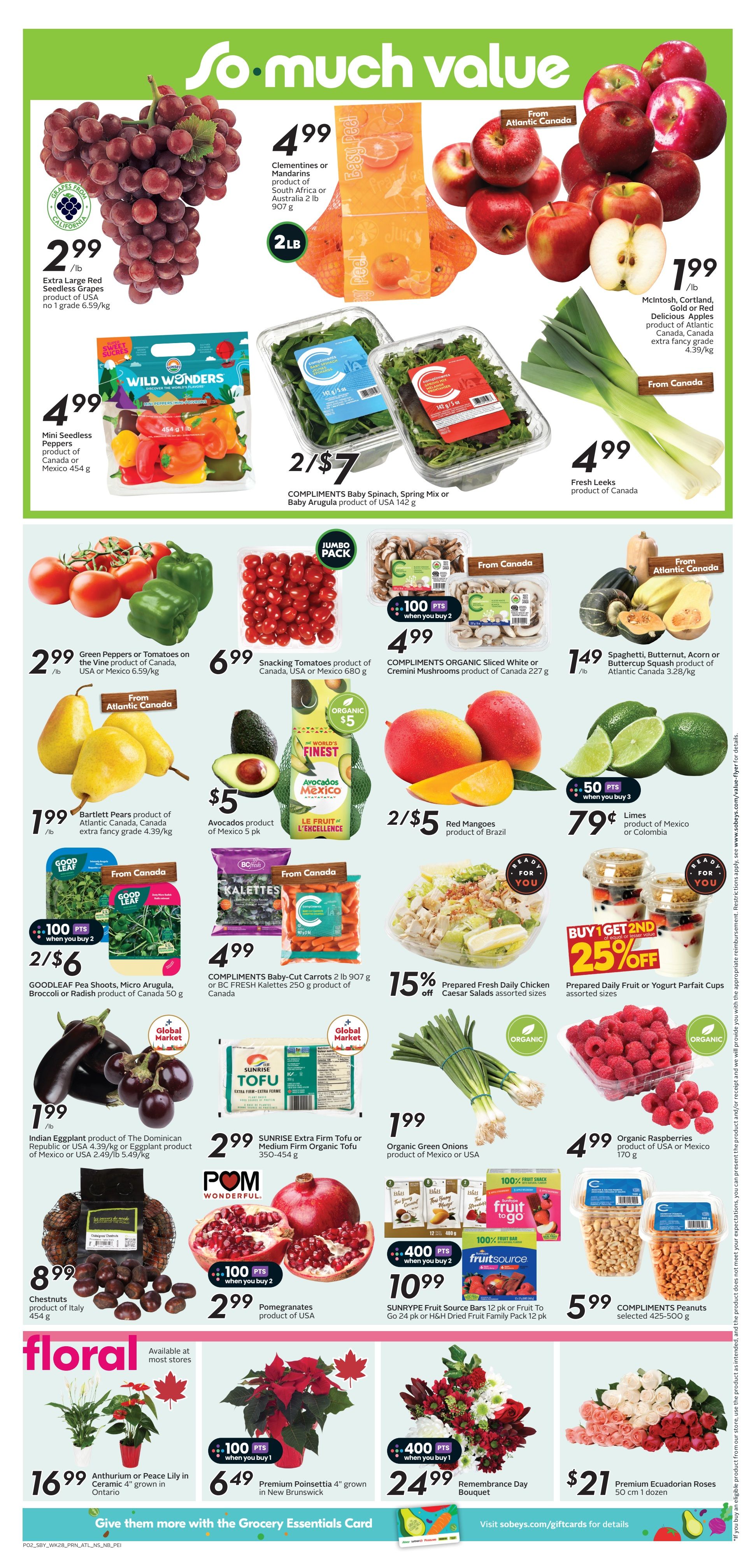 Sobeys (Atlantic) Flyer November 6 – November 12, 2025 9