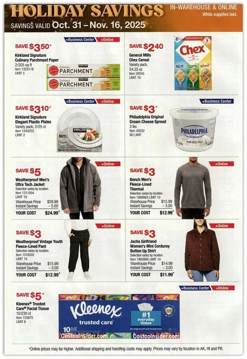 Black Friday 2025 – Holiday Savings COSTCO Sales Ad 4
