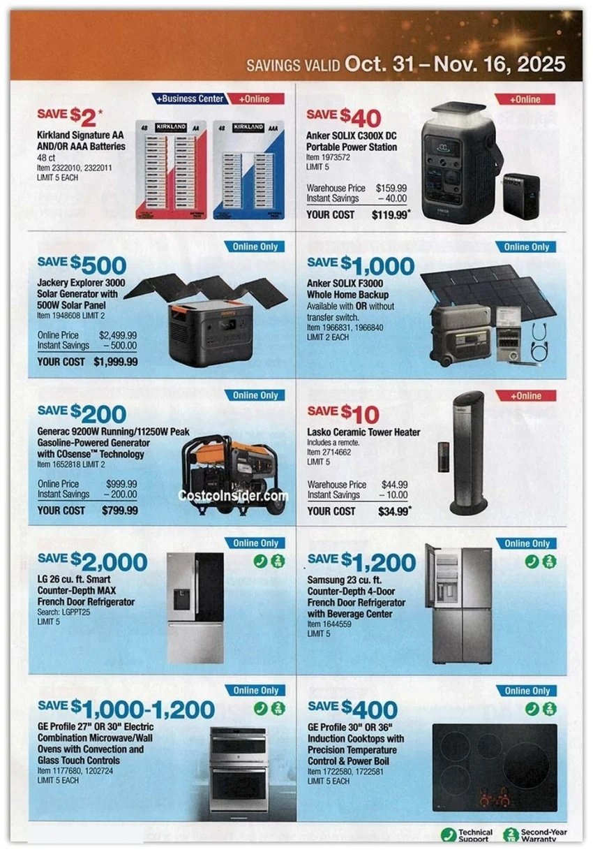 Black Friday 2025 – Holiday Savings COSTCO Sales Ad 7