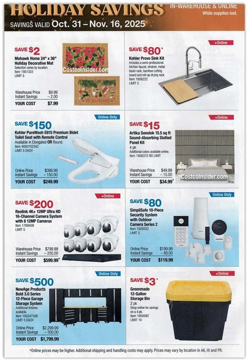 Black Friday 2025 – Holiday Savings COSTCO Sales Ad 6