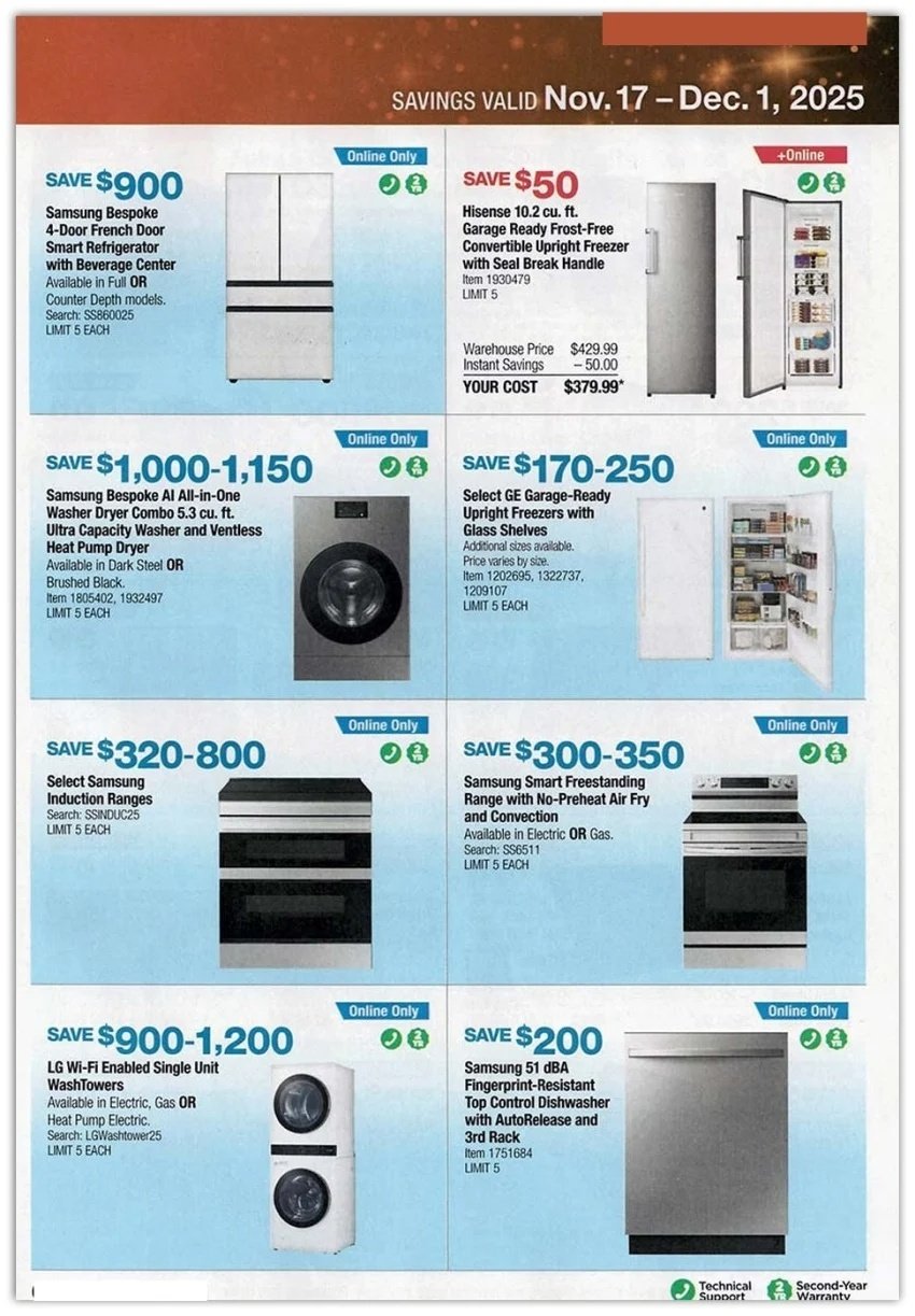 Black Friday 2025 – Holiday Savings COSTCO Sales Ad 19