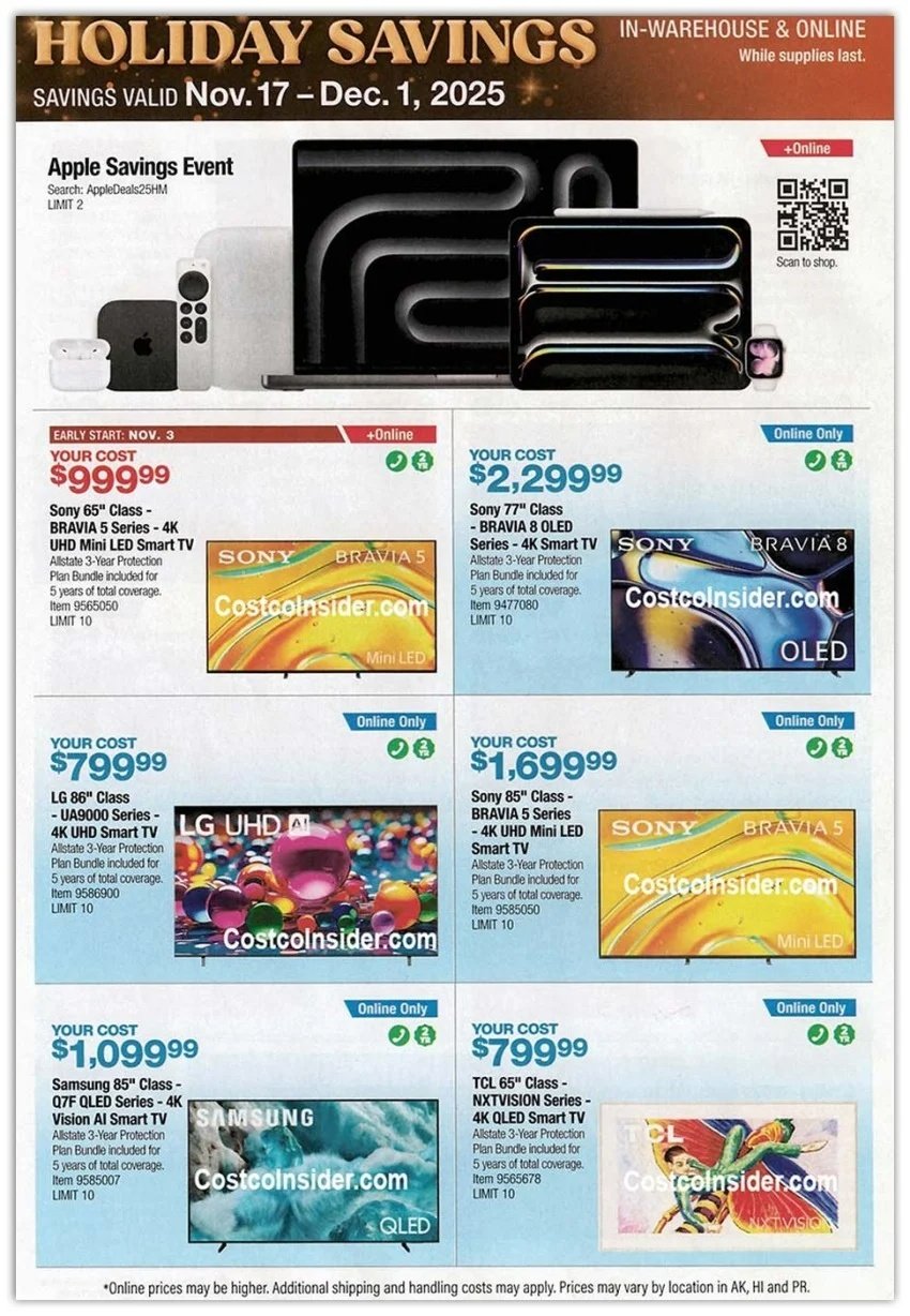 Black Friday 2025 – Holiday Savings COSTCO Sales Ad 18