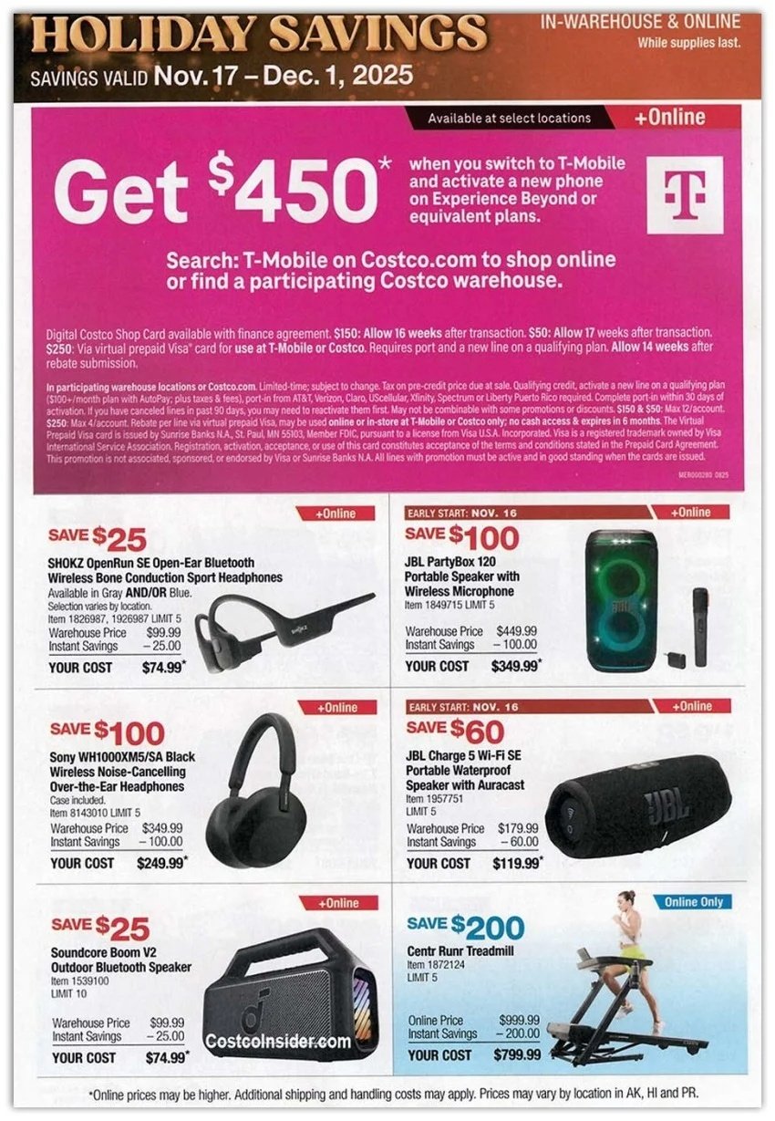 Black Friday 2025 – Holiday Savings COSTCO Sales Ad 22