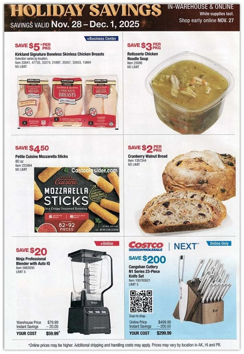 Black Friday 2025 – Holiday Savings COSTCO Sales Ad 24