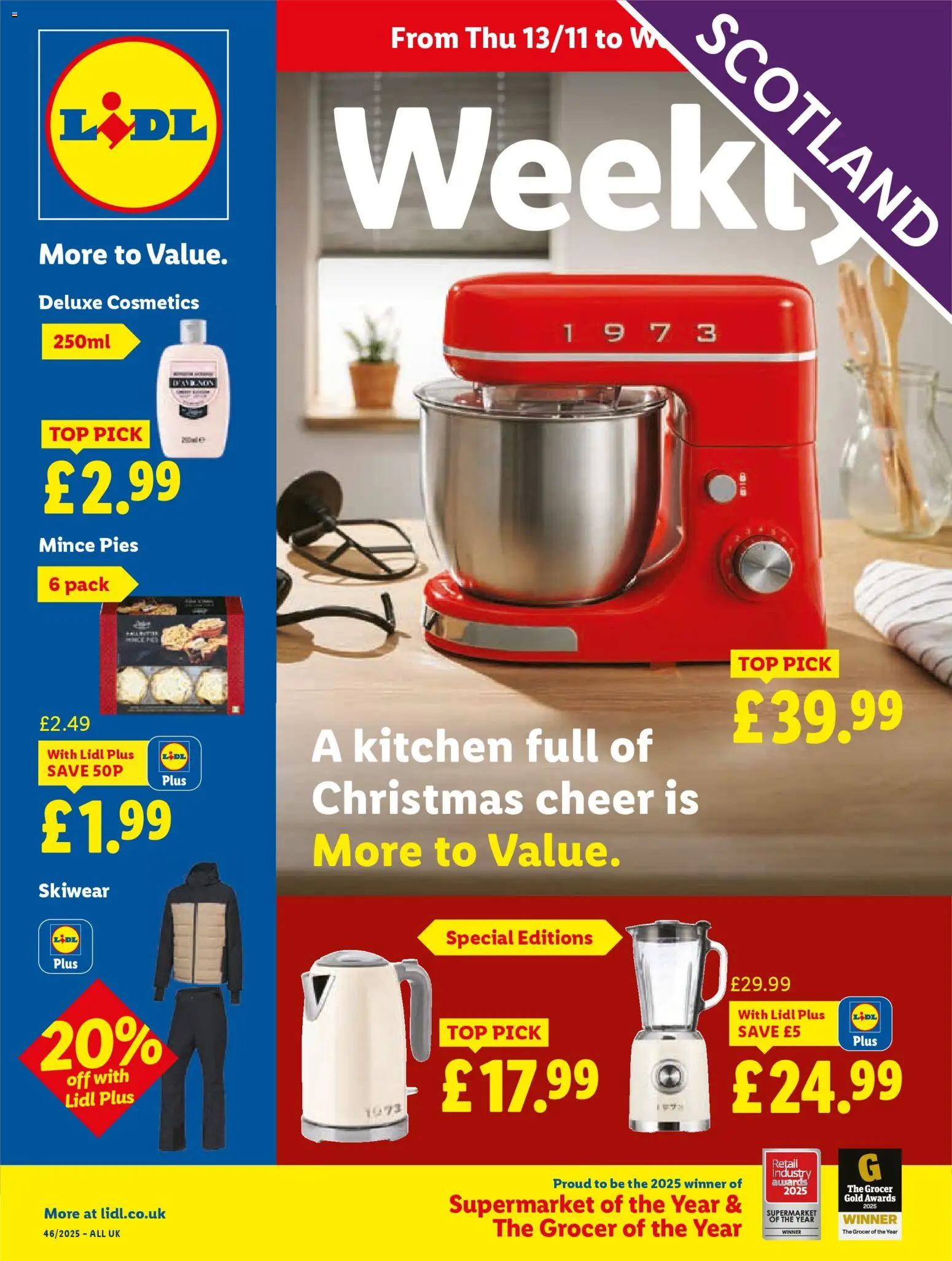 Lidl – Lidl Weekly Scotland (13/11/2025 – 19/11/2025) – Offers Online