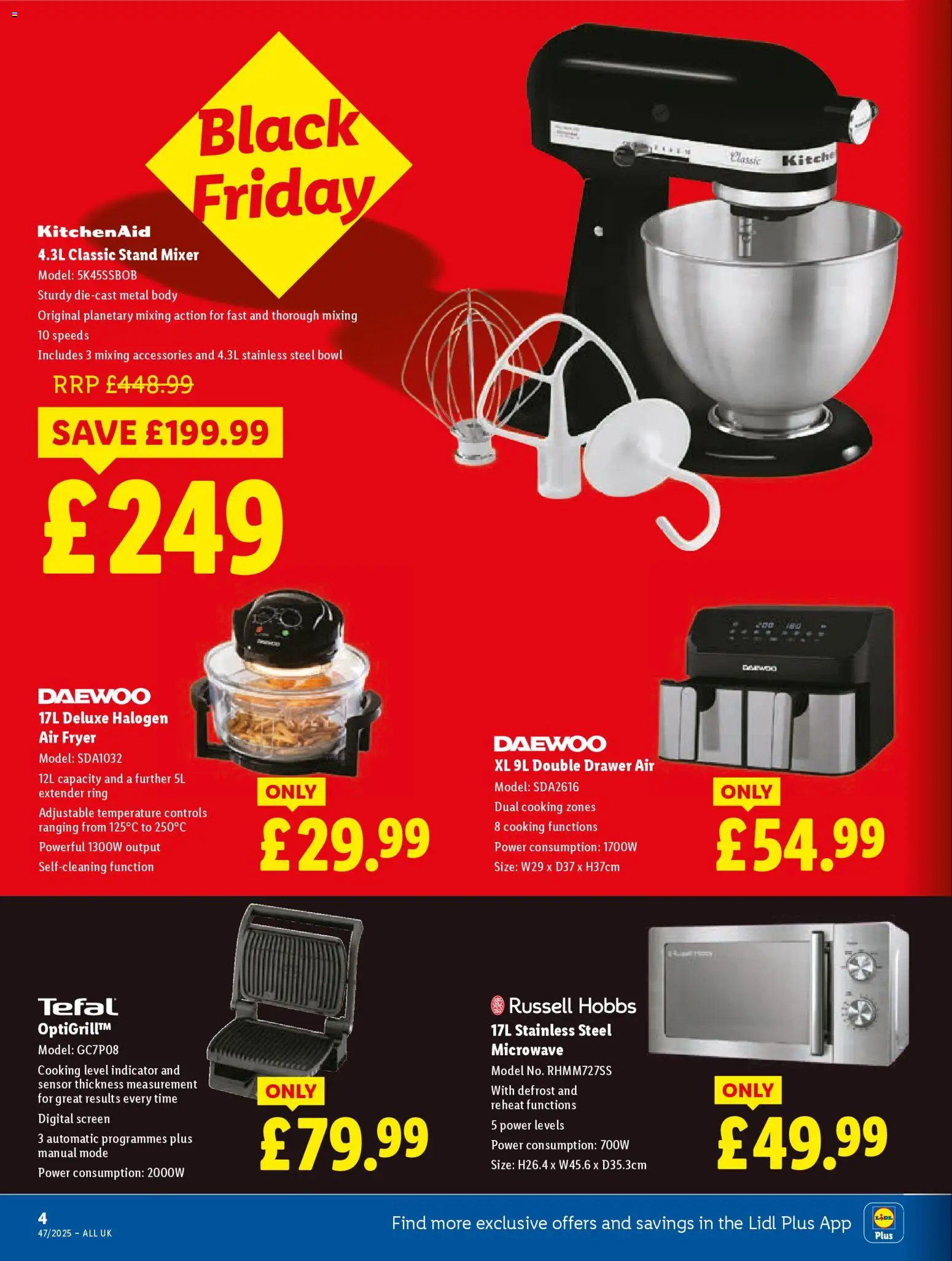 LIDL BLACK FRIDAY DEALS 2025 Offers 20/11 – 26/11 4