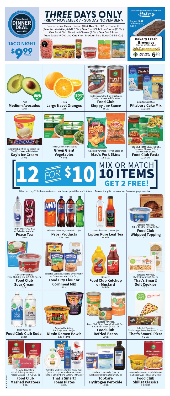 Food City Ad This Week 05 November 2