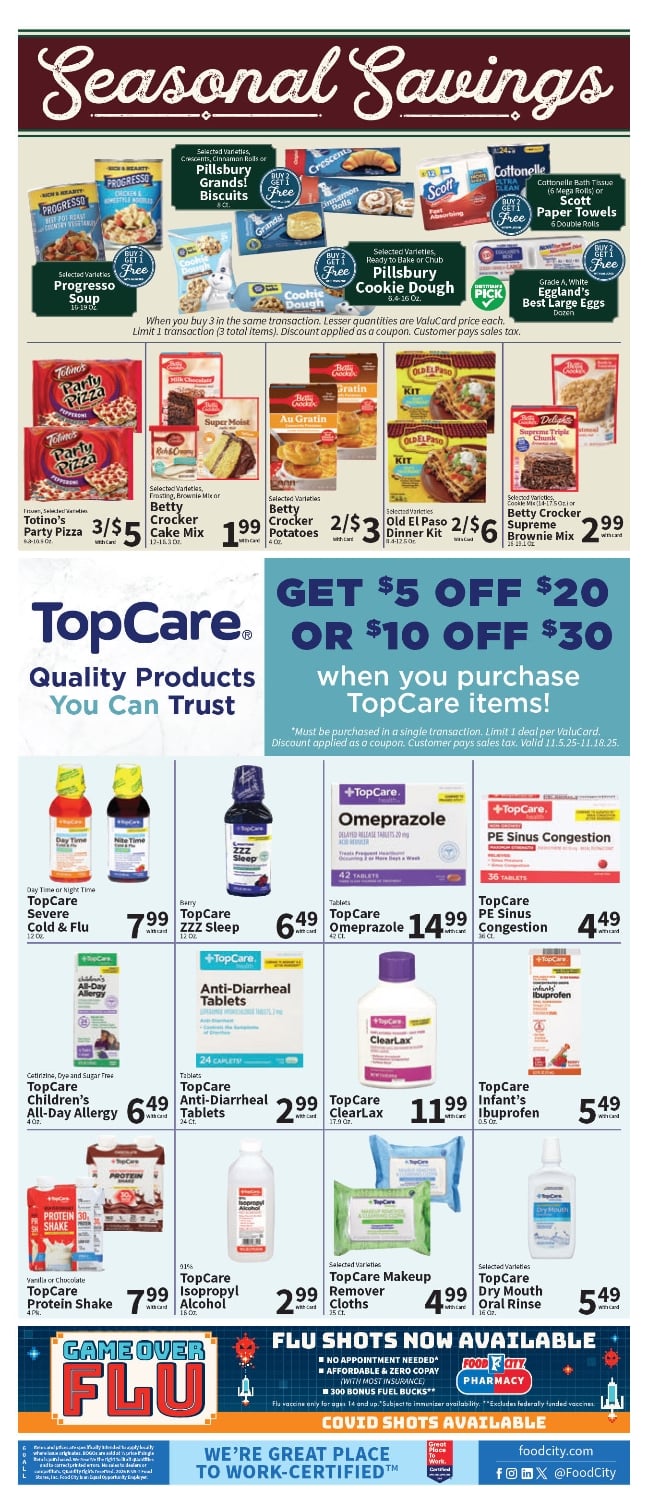 Food City Ad This Week 05 November 8