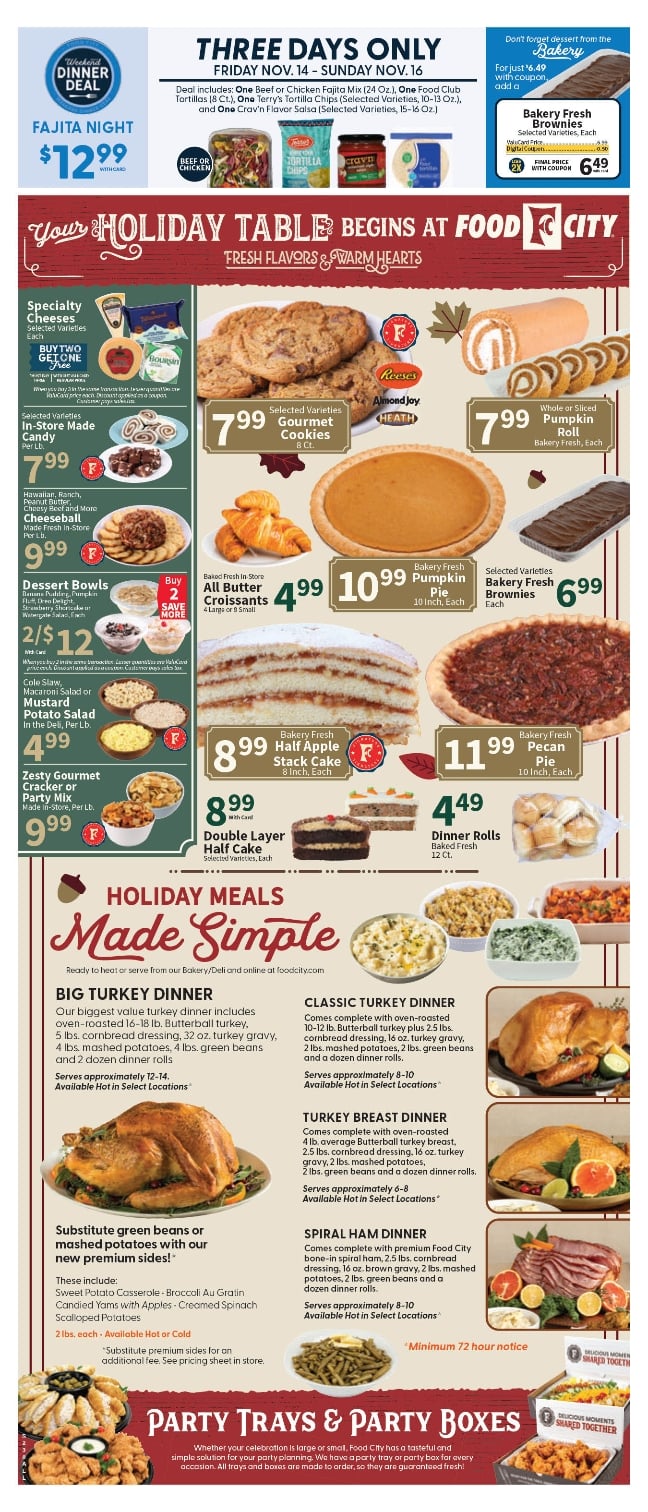 Food City Ad Sale November 12 – November 18, 2025 2