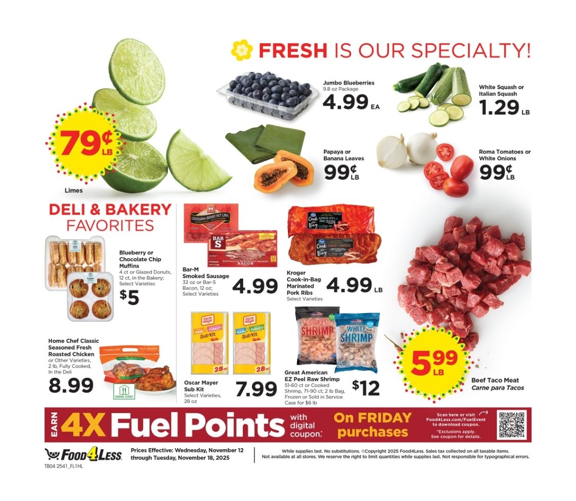 Food 4 Less Weekly Ad November 12 Food 4 Less Sales Ad 4