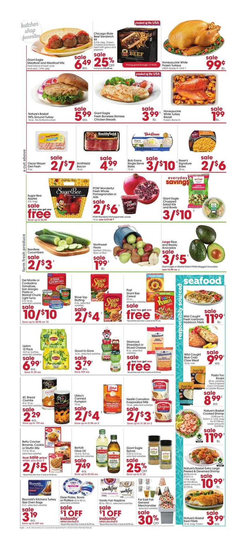Giant Eagle Sales Ad Preview this week 06 November 4