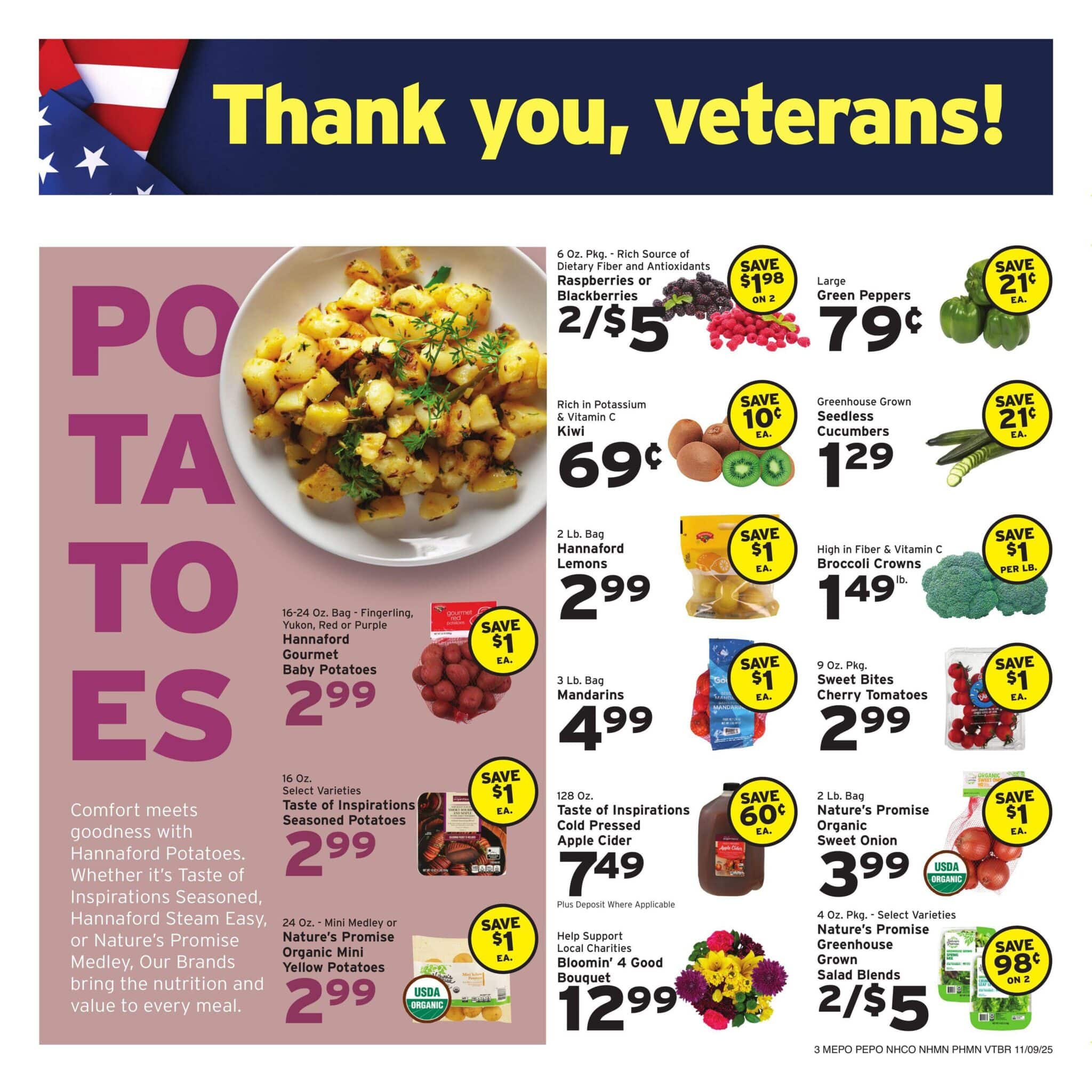 Hannaford Flyer Preview November 9 – November 15, 2025 9