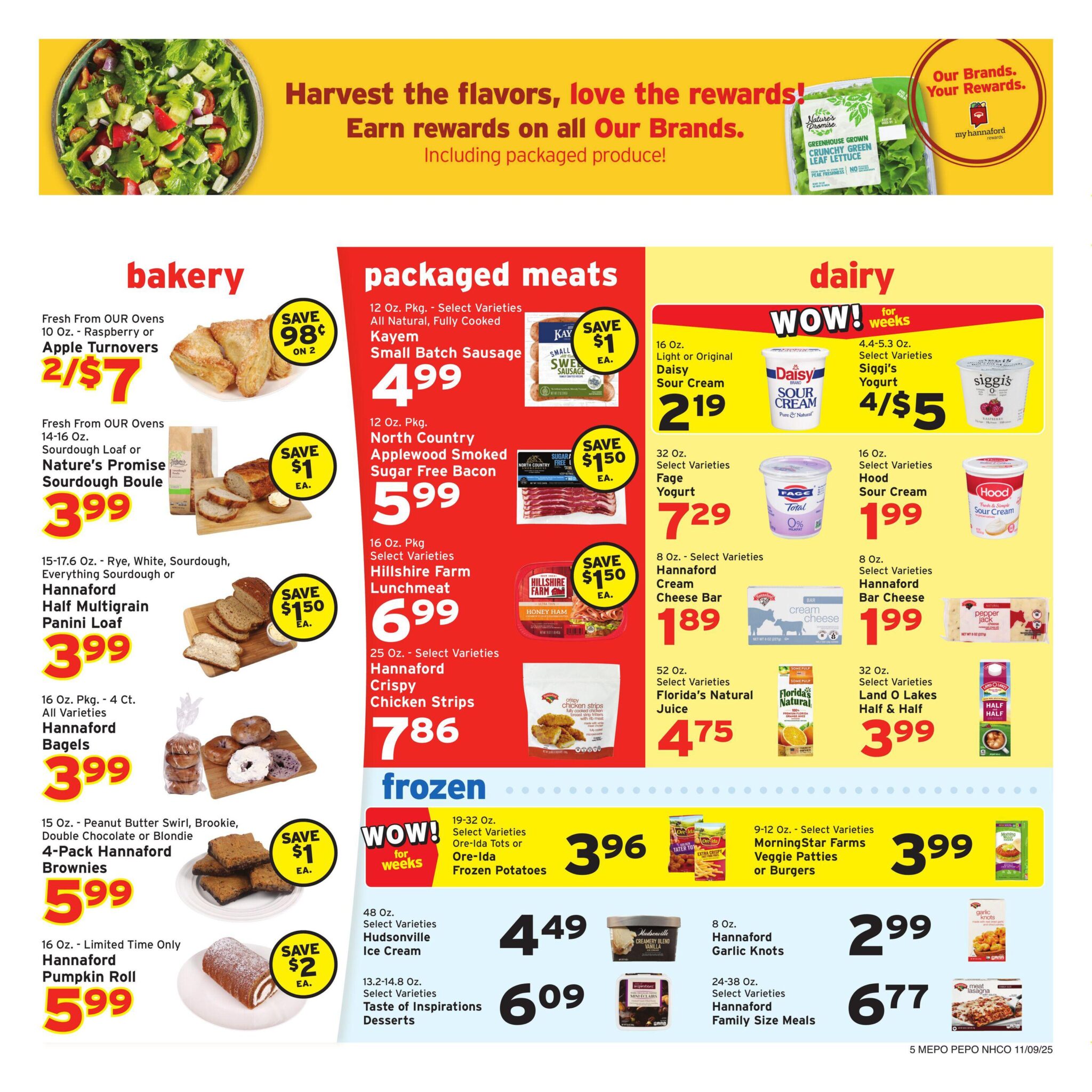 Hannaford Flyer Preview November 9 – November 15, 2025 17