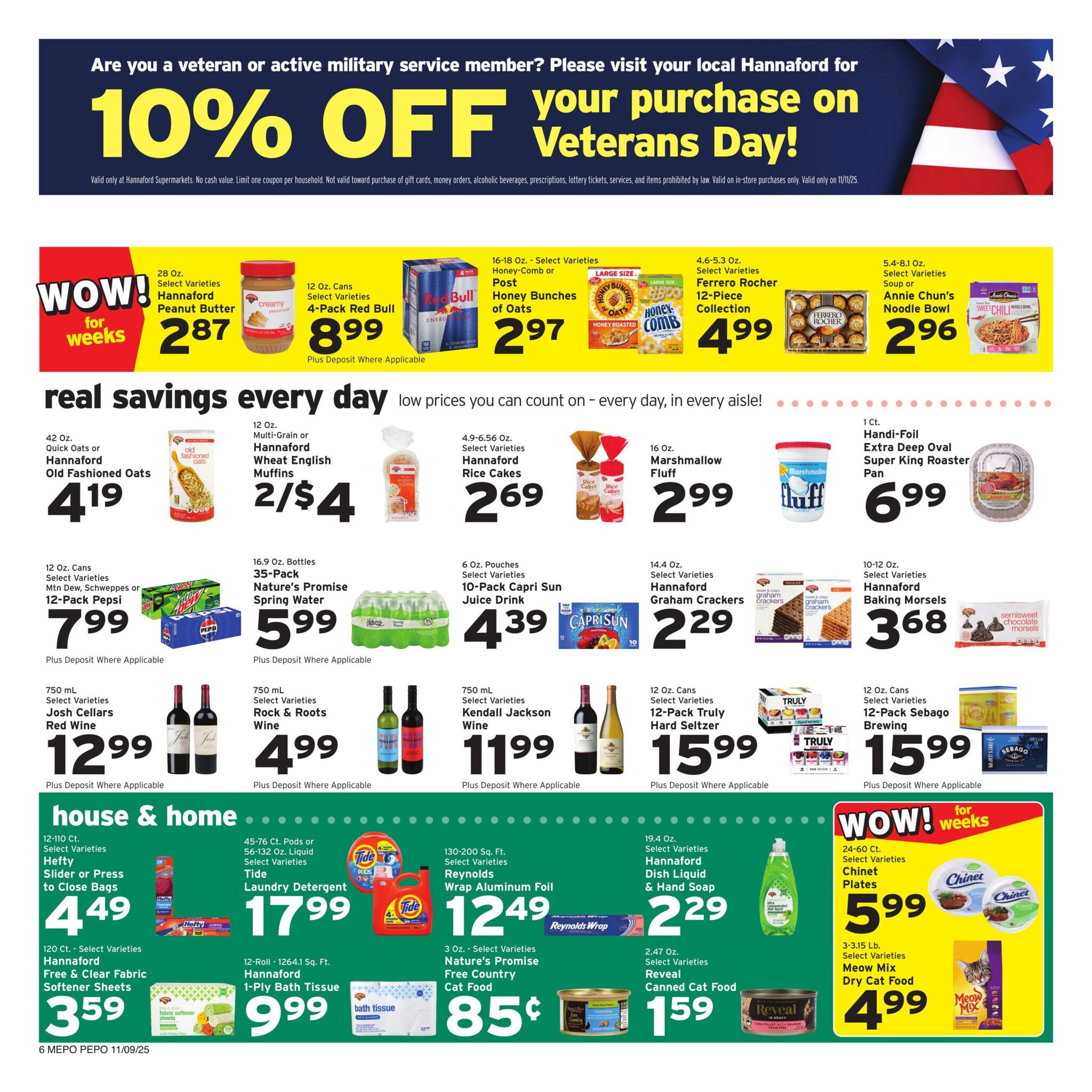 Hannaford Flyer Preview November 9 – November 15, 2025 19