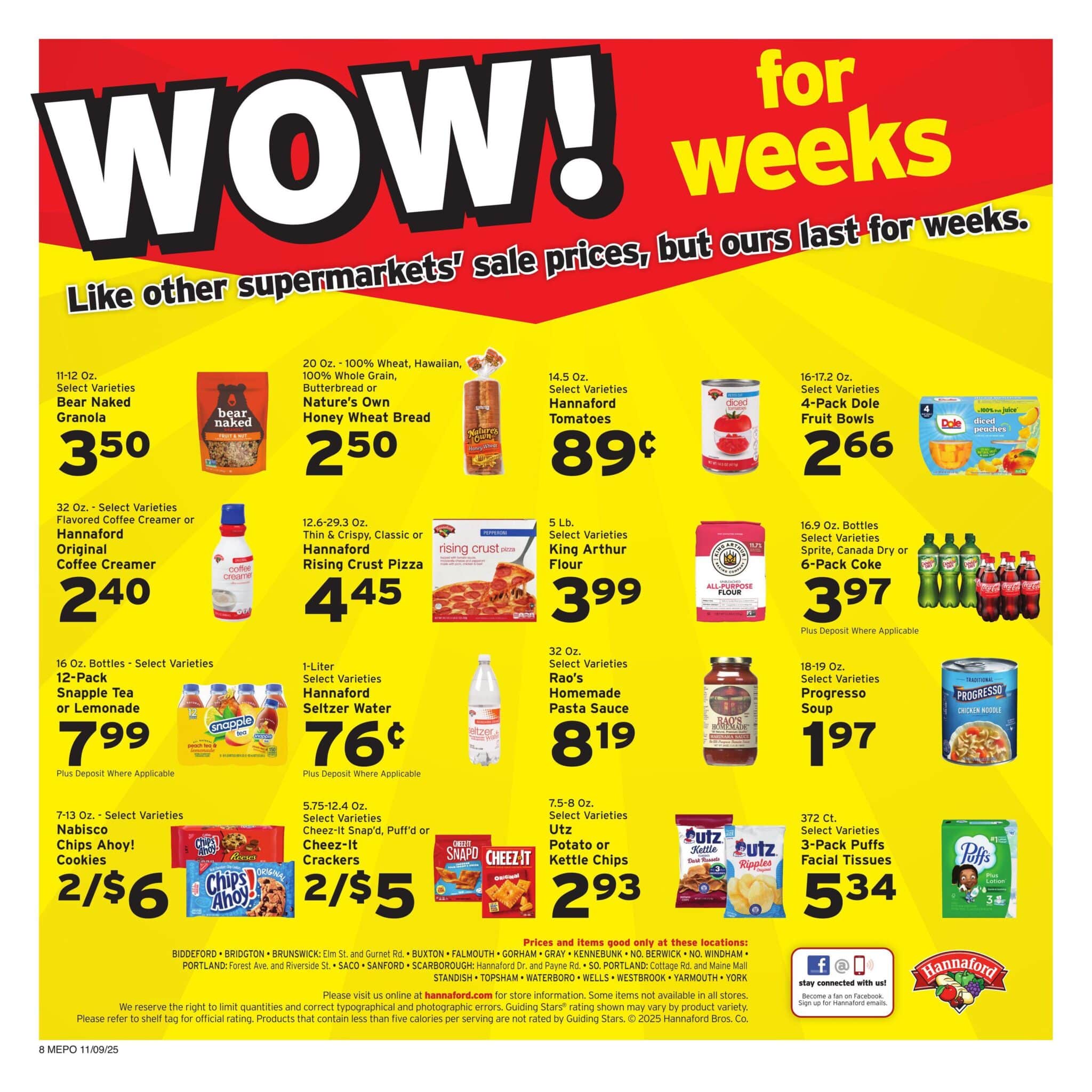 Hannaford Flyer Preview November 9 – November 15, 2025 27