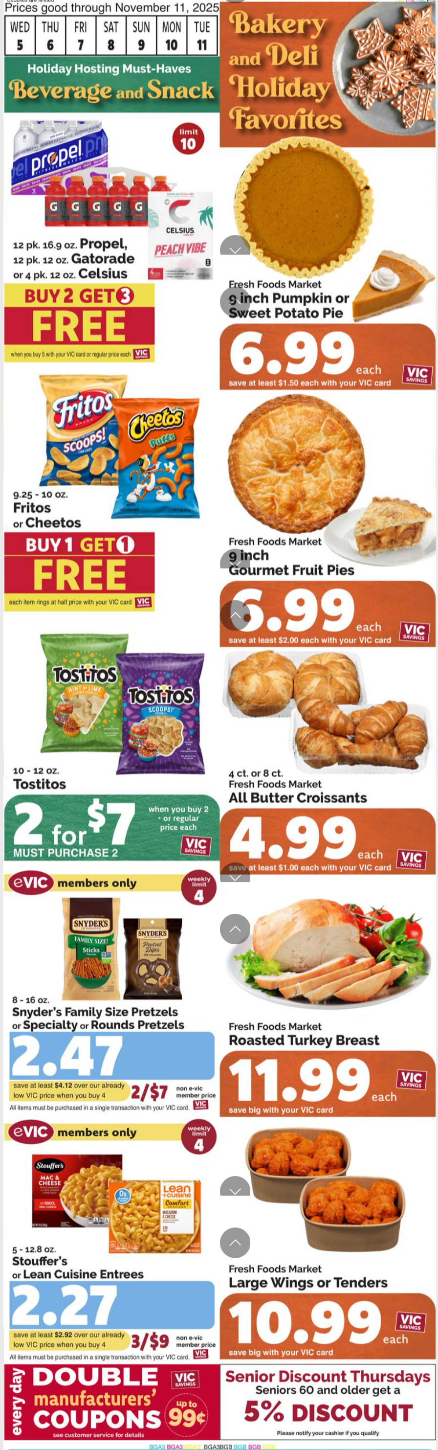 Harris Teeter Sales Ad 05 November 2